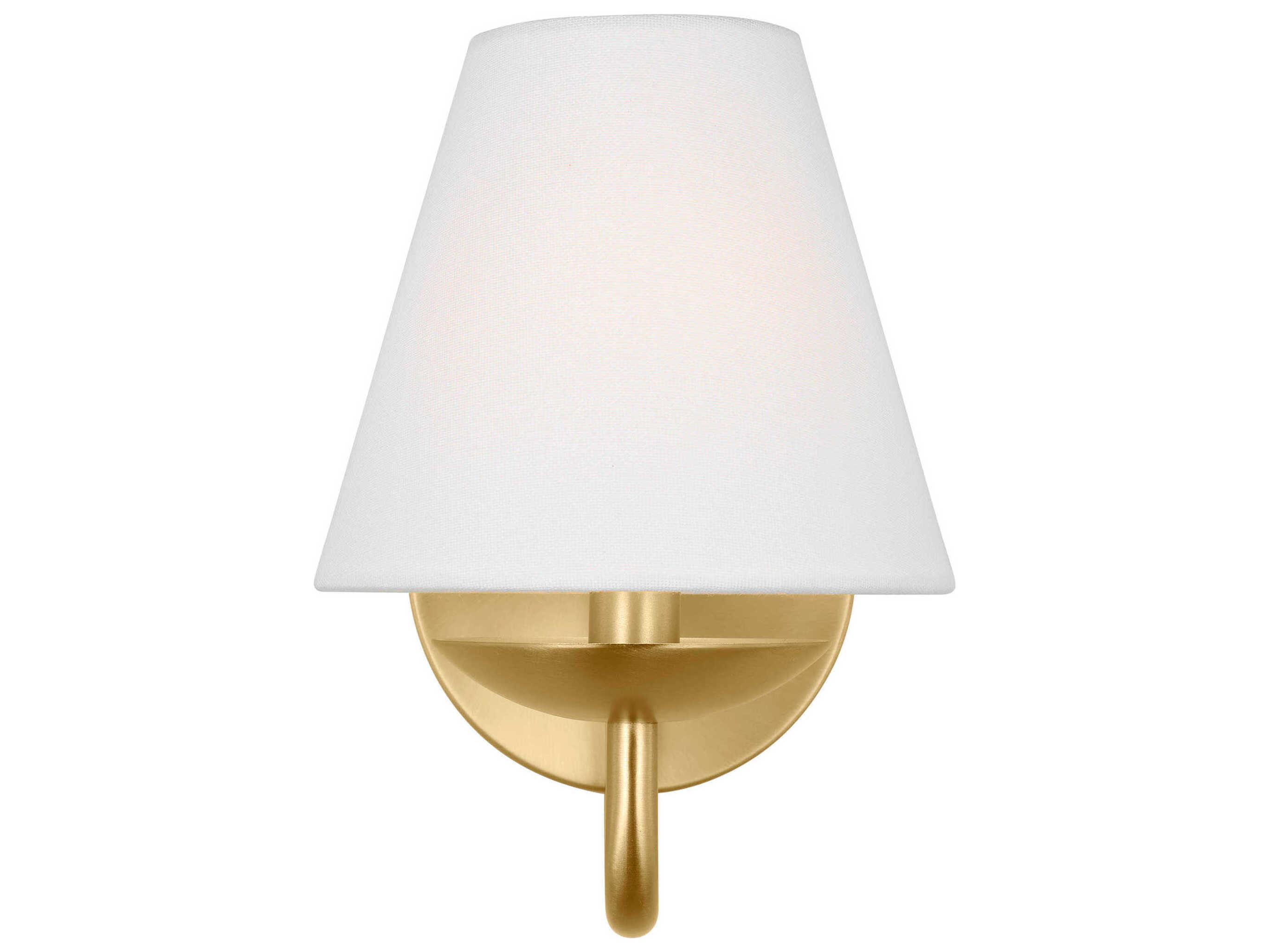 Visual Comfort Studio Albion 1-Light Satin Brass Wall Sconce
