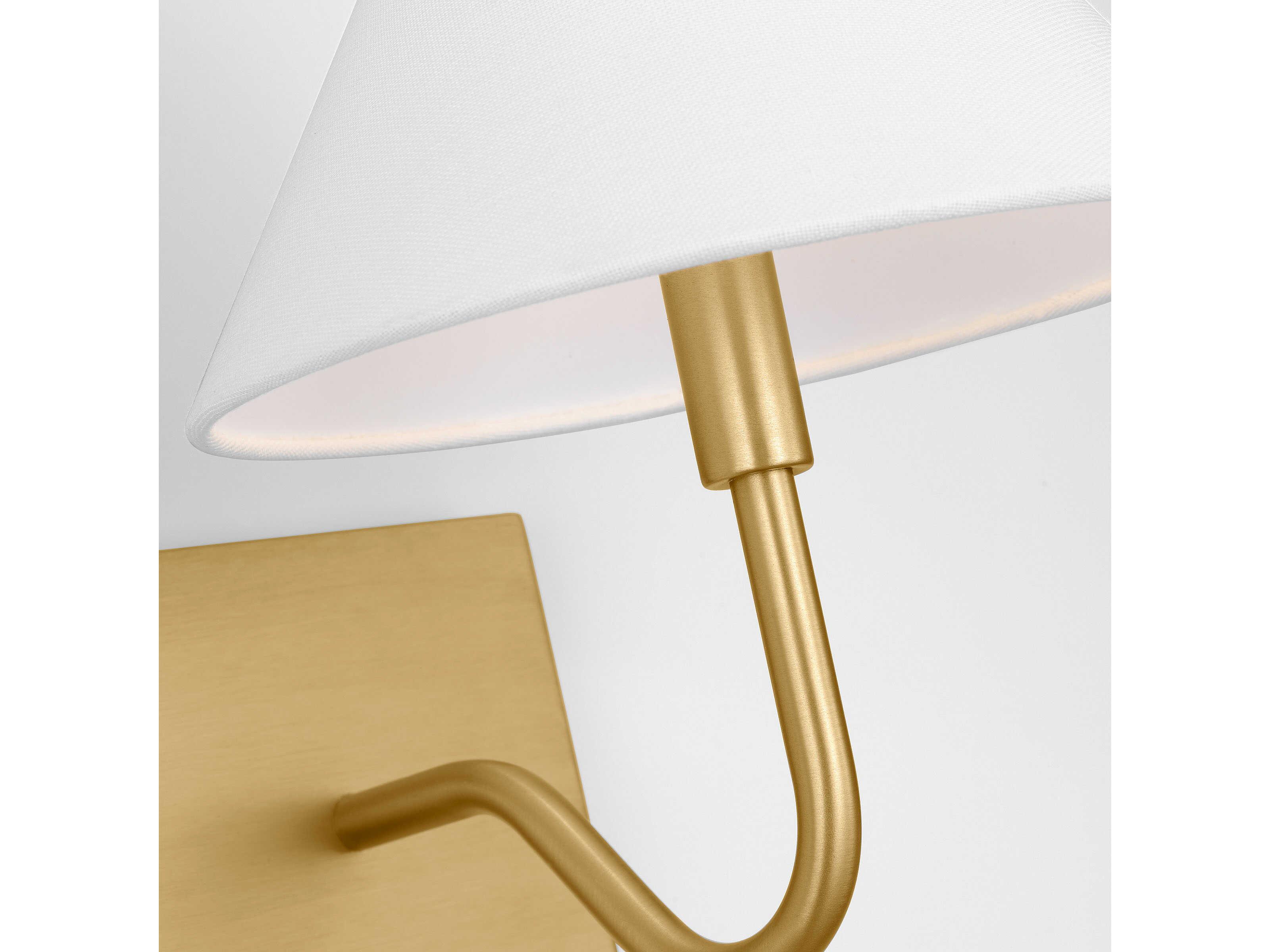Visual Comfort Studio Eldon 1-Light Satin Brass Wall Sconce
