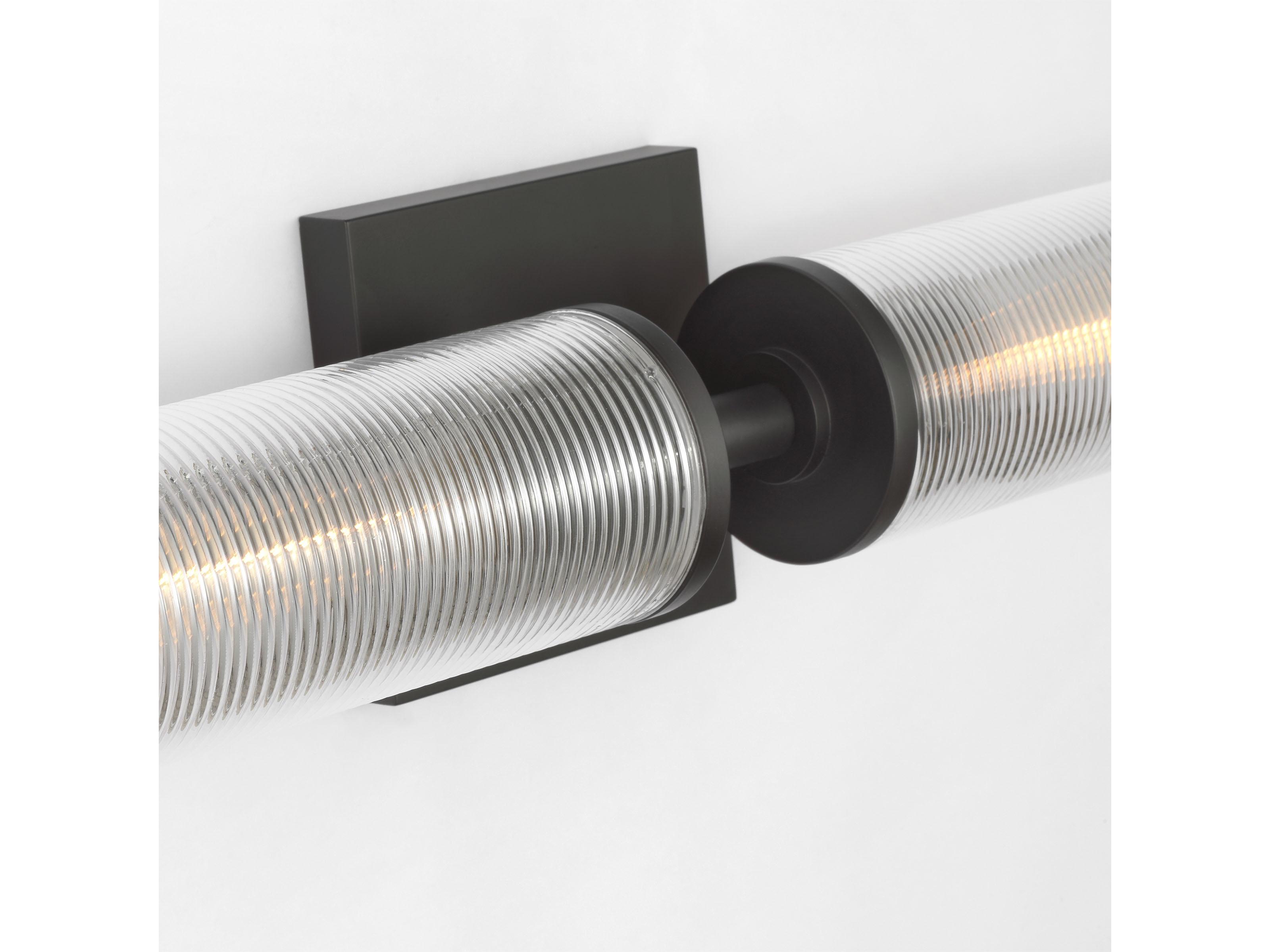 Visual Comfort Studio Sarita 2-Light Midnight Black Wall Sconce