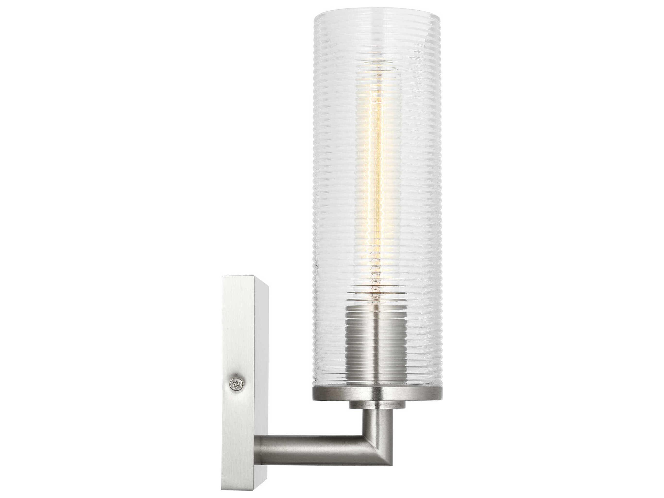 Visual Comfort Studio Sarita 1-Light Brushed Nickel Wall Sconce