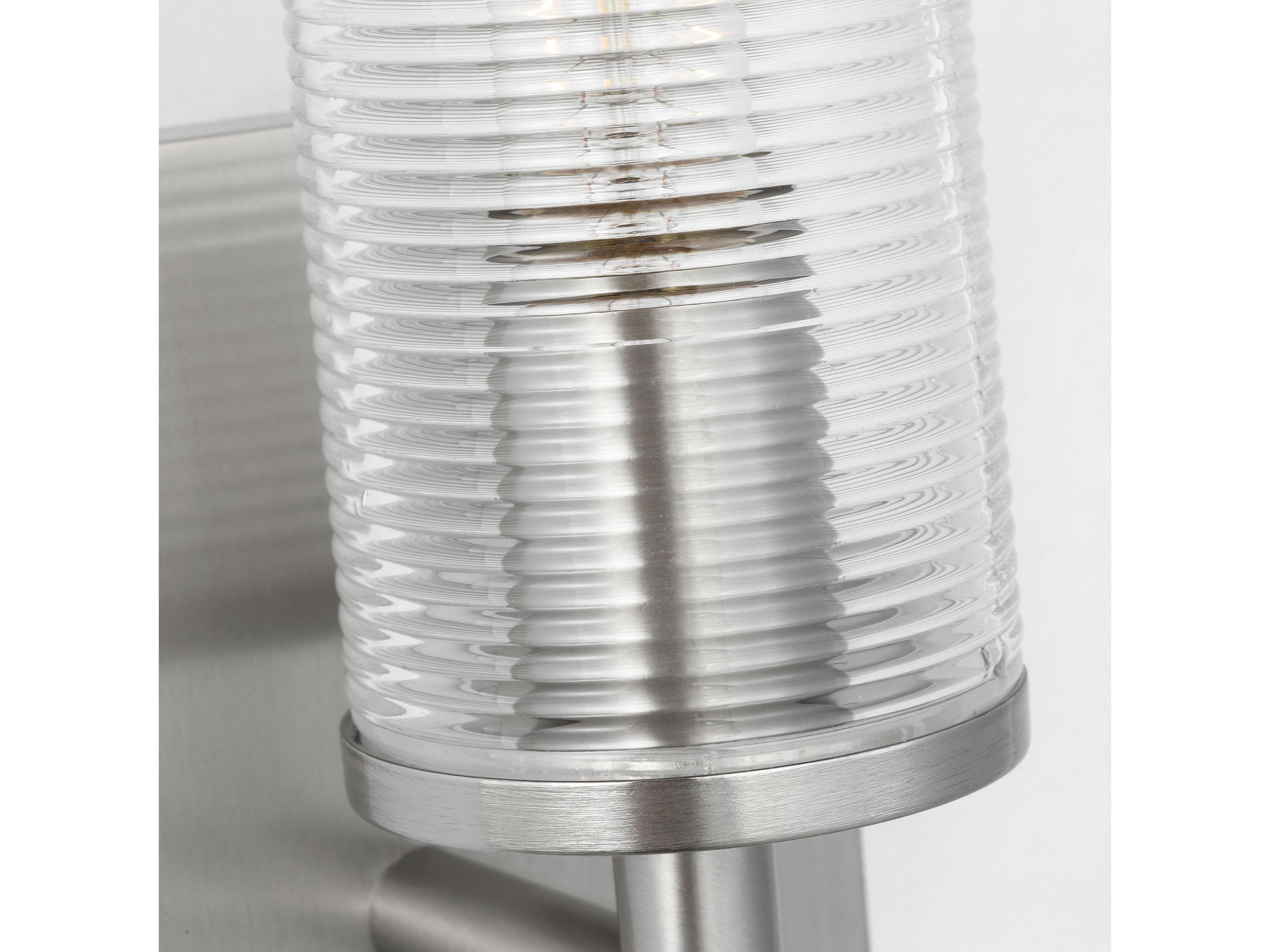 Visual Comfort Studio Sarita 1-Light Brushed Nickel Wall Sconce