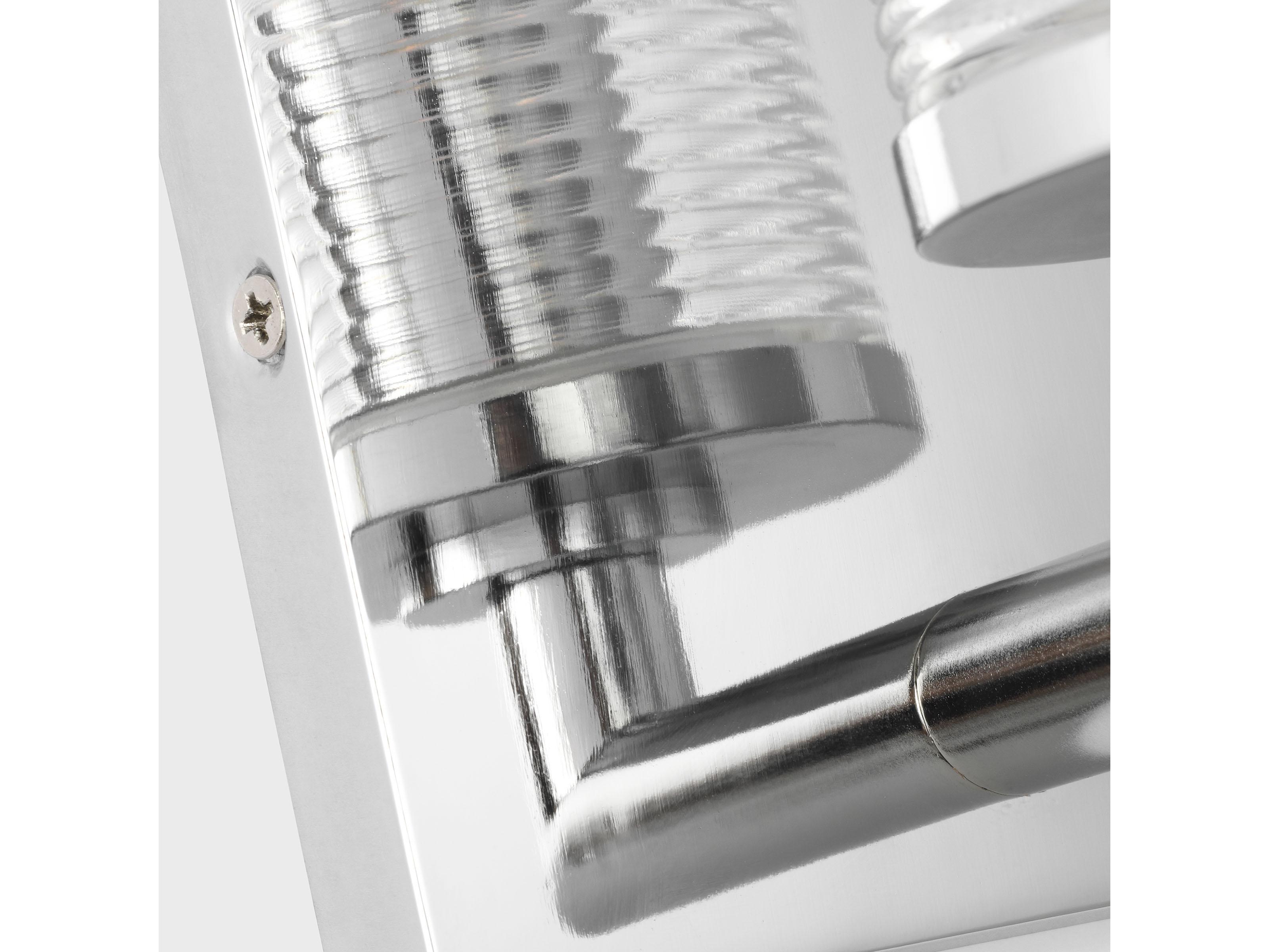 Visual Comfort Studio Sarita 1-Light Chrome Wall Sconce