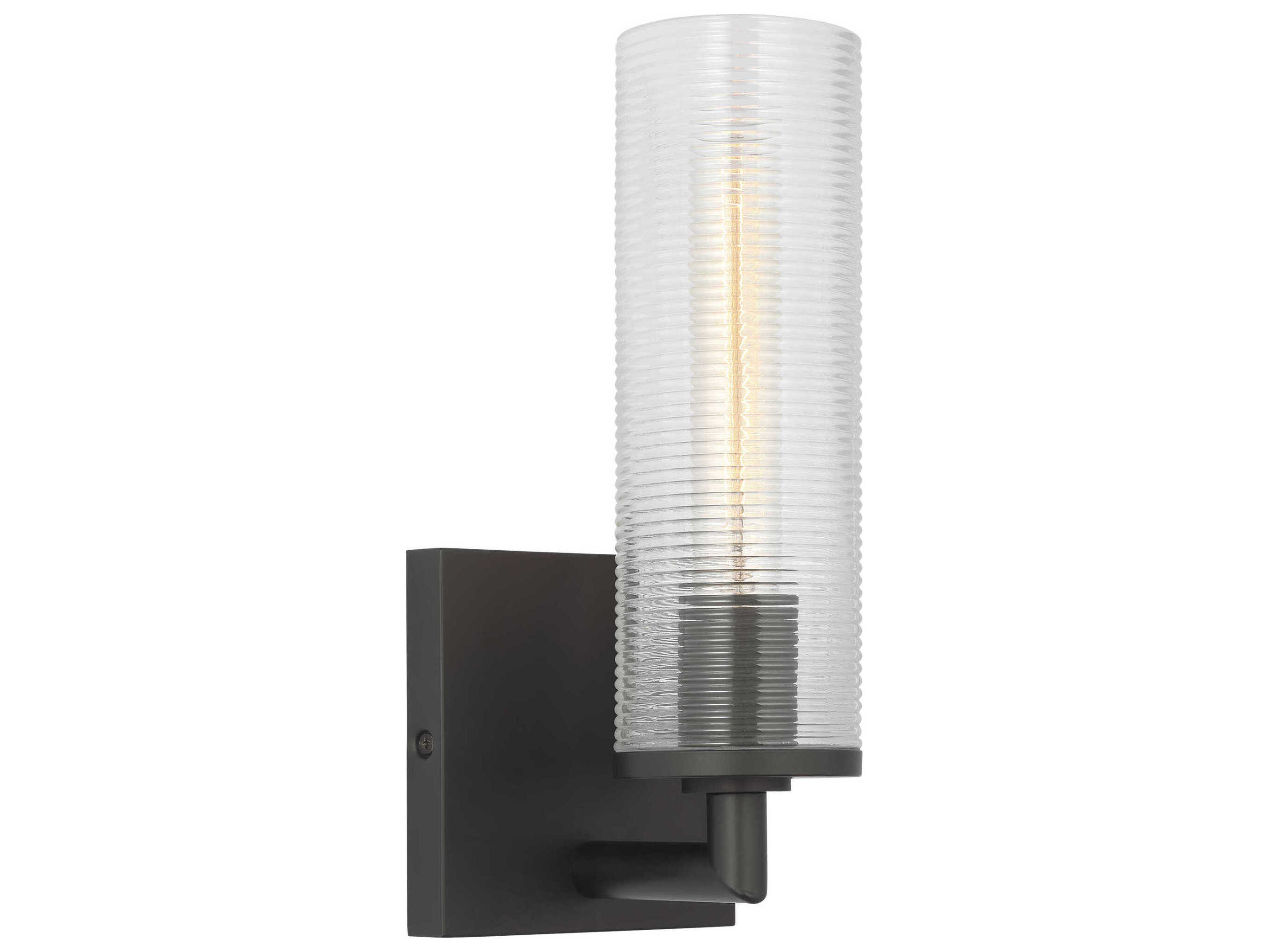 Visual Comfort Studio Sarita 1-Light Midnight Black Wall Sconce