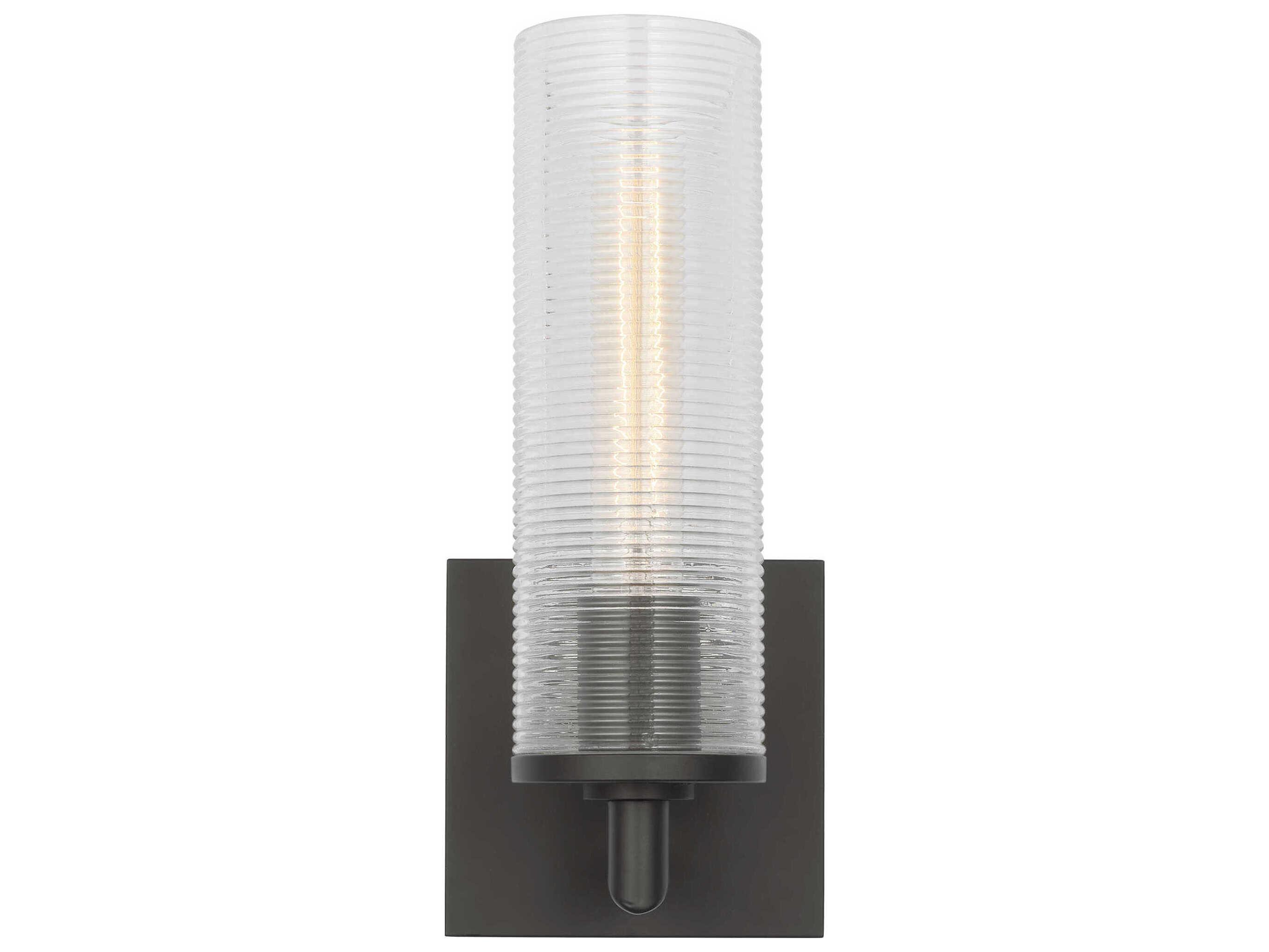 Visual Comfort Studio Sarita 1-Light Midnight Black Wall Sconce