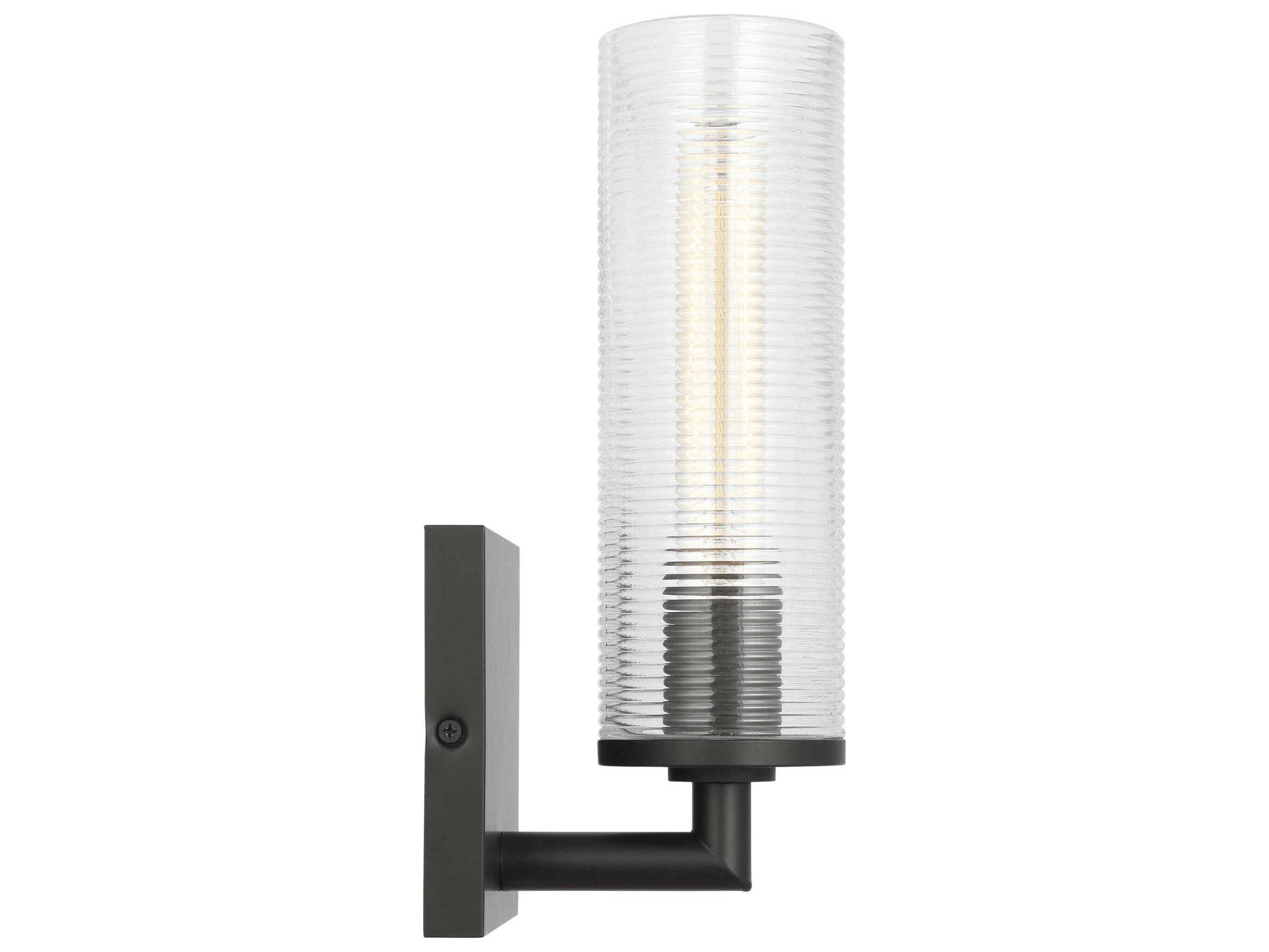 Visual Comfort Studio Sarita 1-Light Midnight Black Wall Sconce