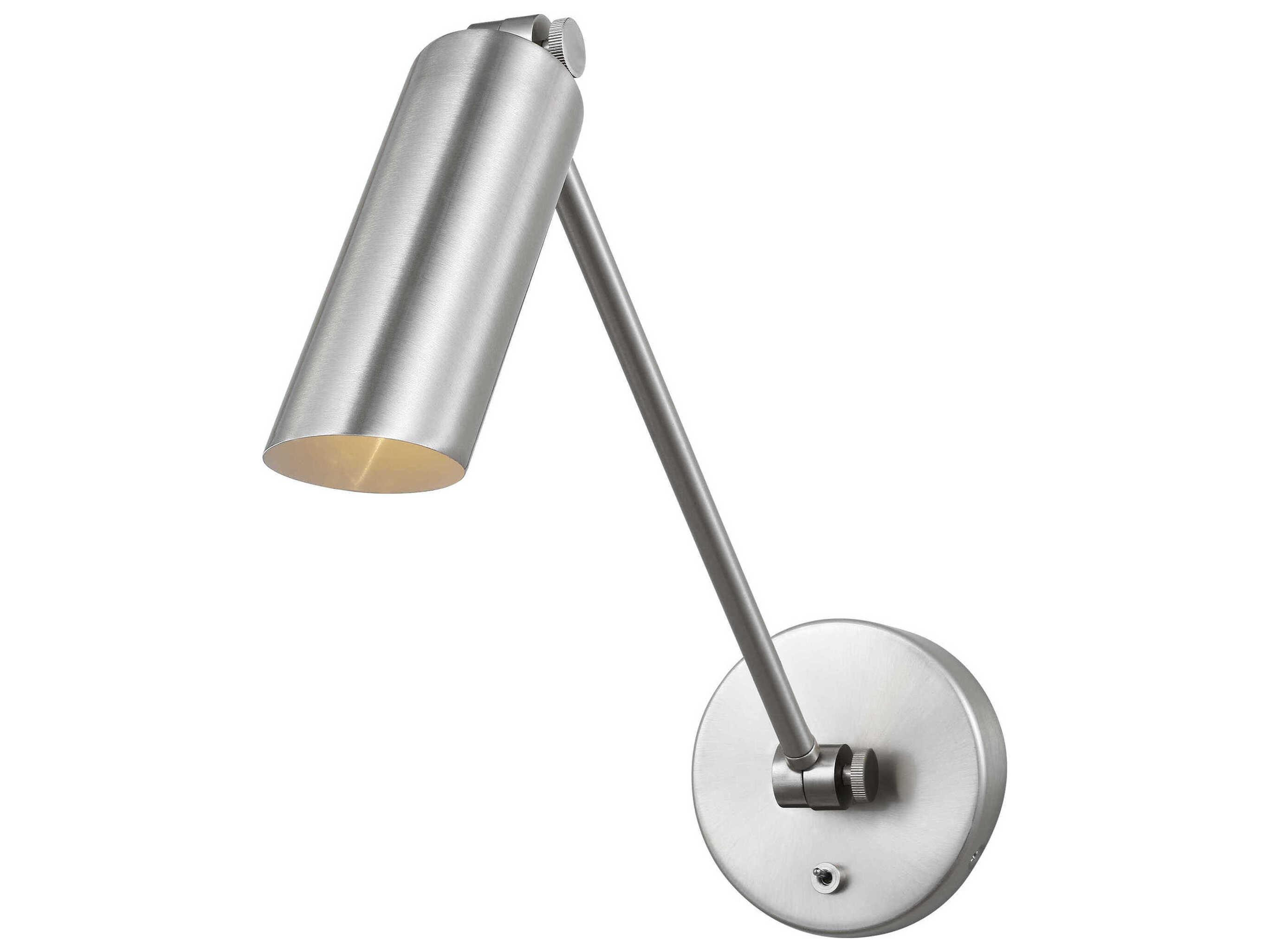 Visual Comfort Studio Frasar 1-Light Brushed Nickel Swing Wall Sconce