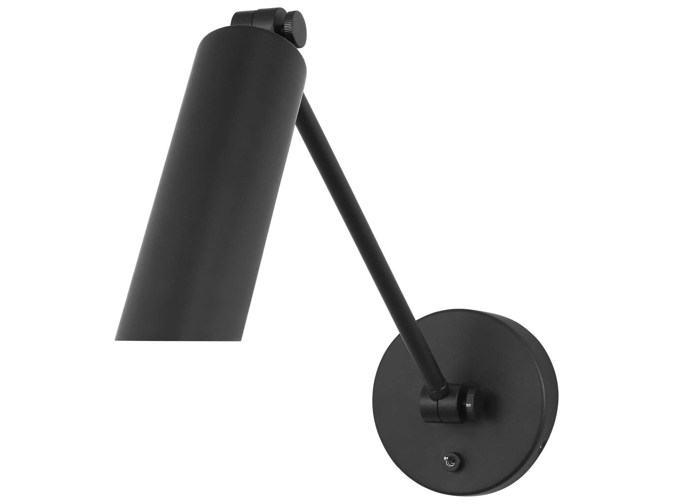 Visual Comfort Studio Frasar 1-Light Midnight Black Swing Wall Sconce