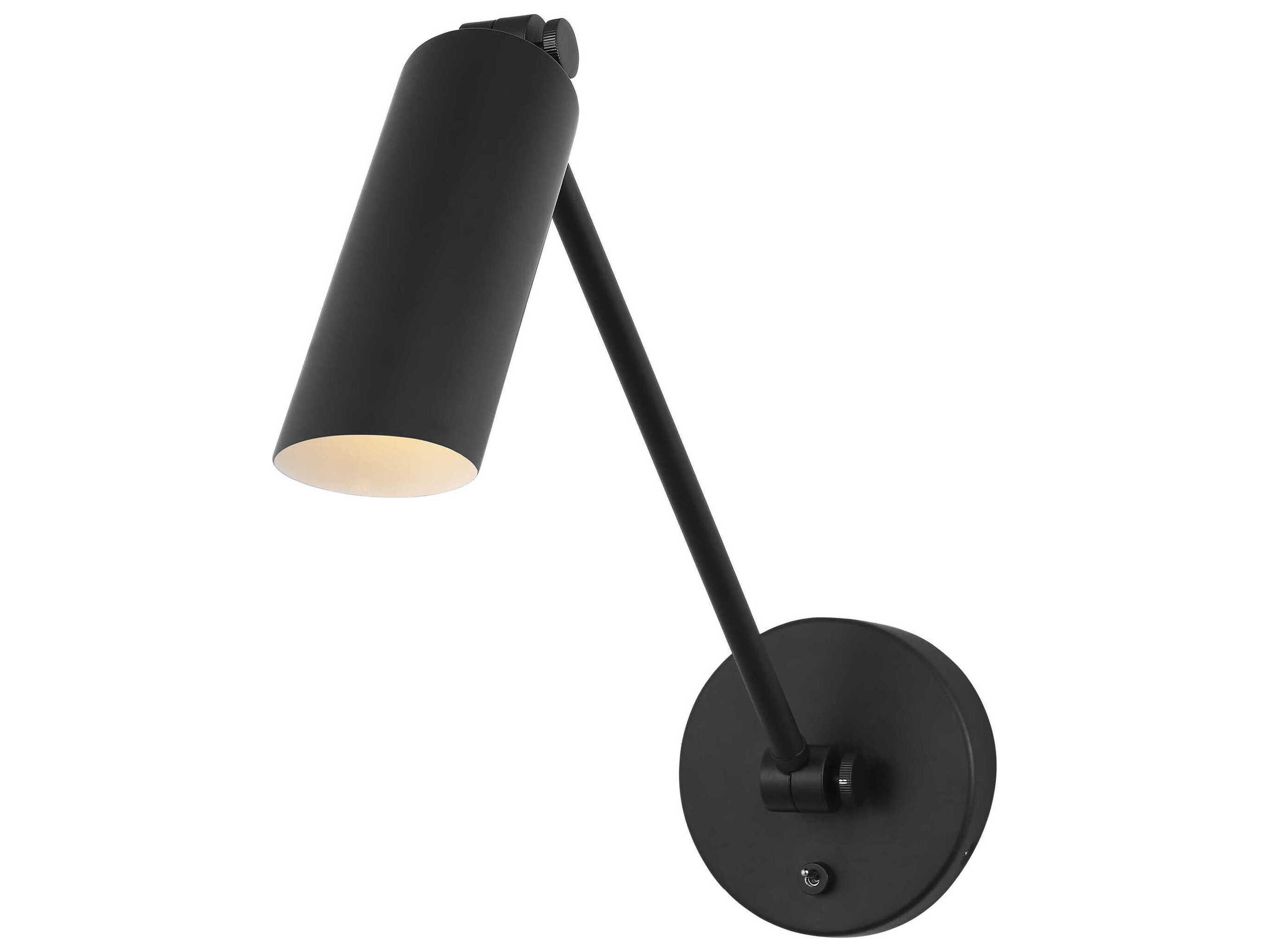 Visual Comfort Studio Frasar 1-Light Midnight Black Swing Wall Sconce