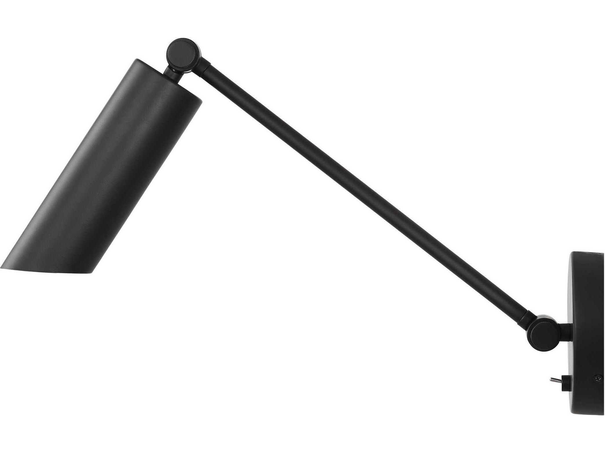 Visual Comfort Studio Frasar 1-Light Midnight Black Swing Wall Sconce