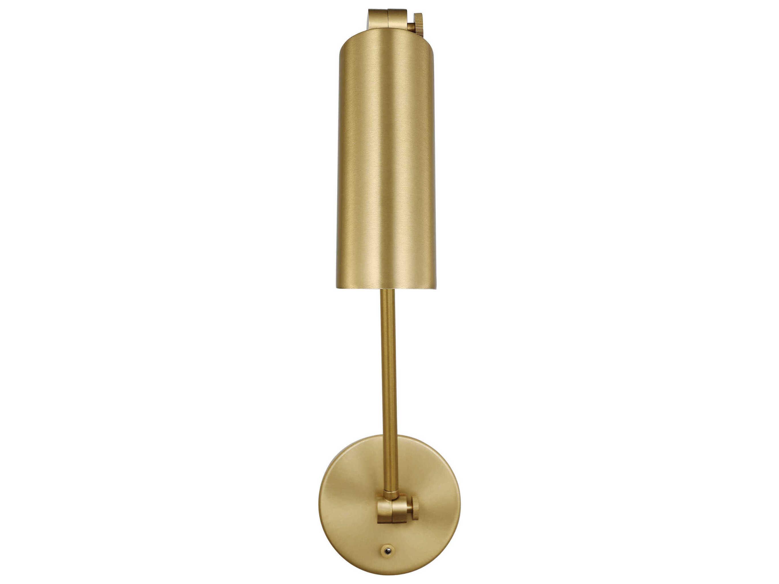 Visual Comfort Studio Frasar 1-Light Satin Brass Swing Wall Sconce
