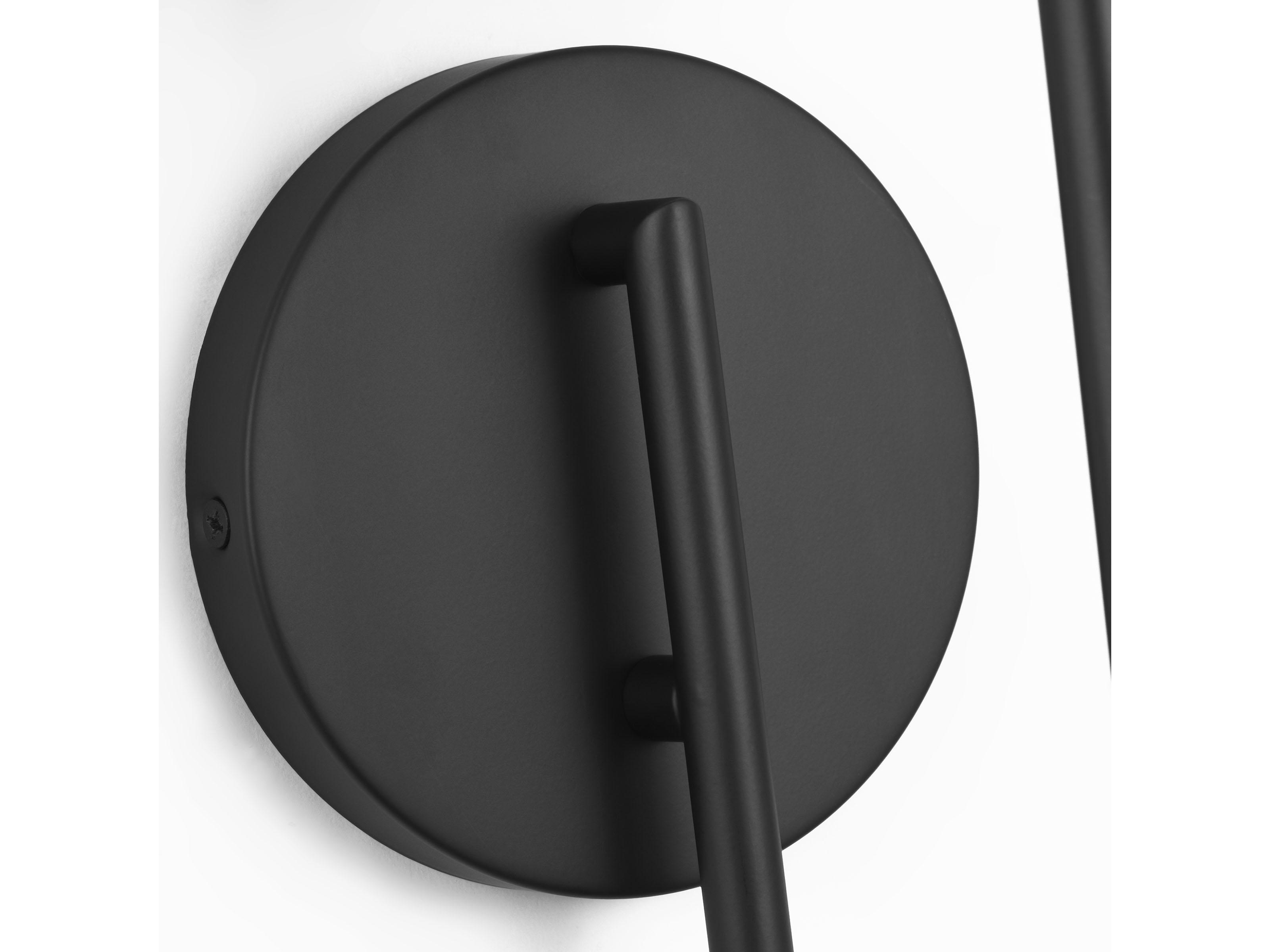 Visual Comfort Studio Ender 1-Light Midnight Black Wall Sconce