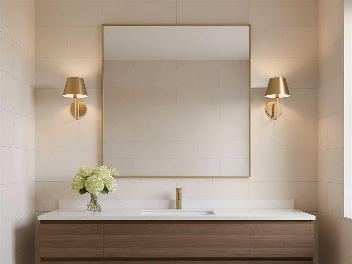 Visual Comfort Studio Ender 1-Light Satin Brass Wall Sconce