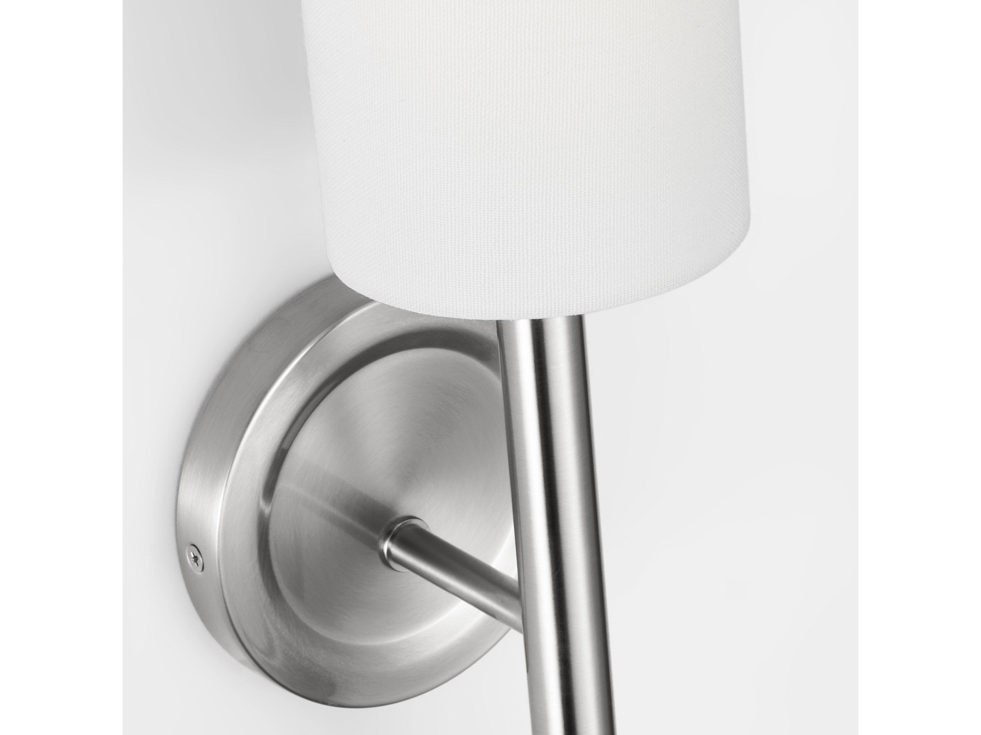 Visual Comfort Studio Egmont 1-Light Brushed Nickel Wall Sconce