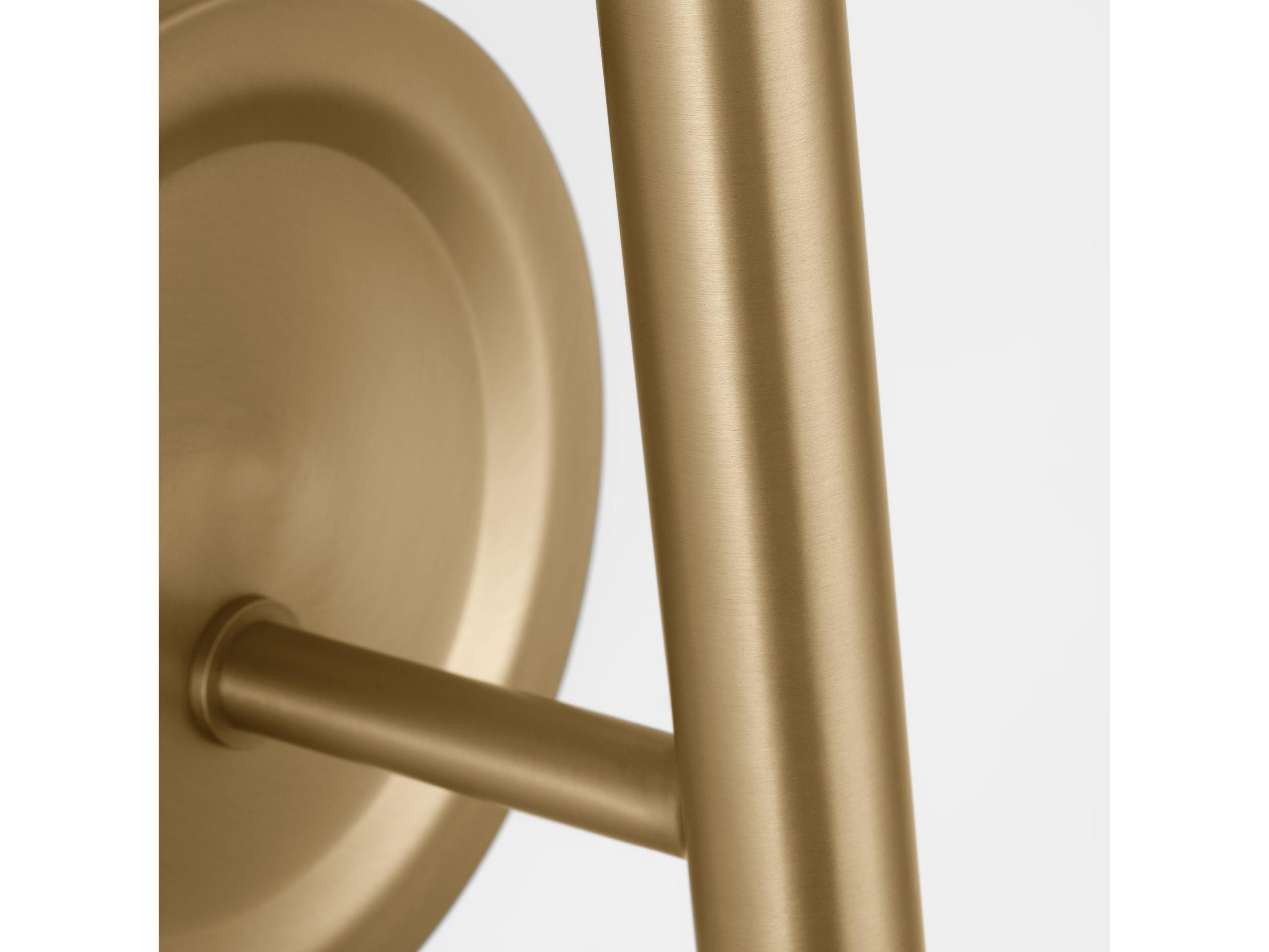 Visual Comfort Studio Egmont 1-Light Satin Brass Wall Sconce