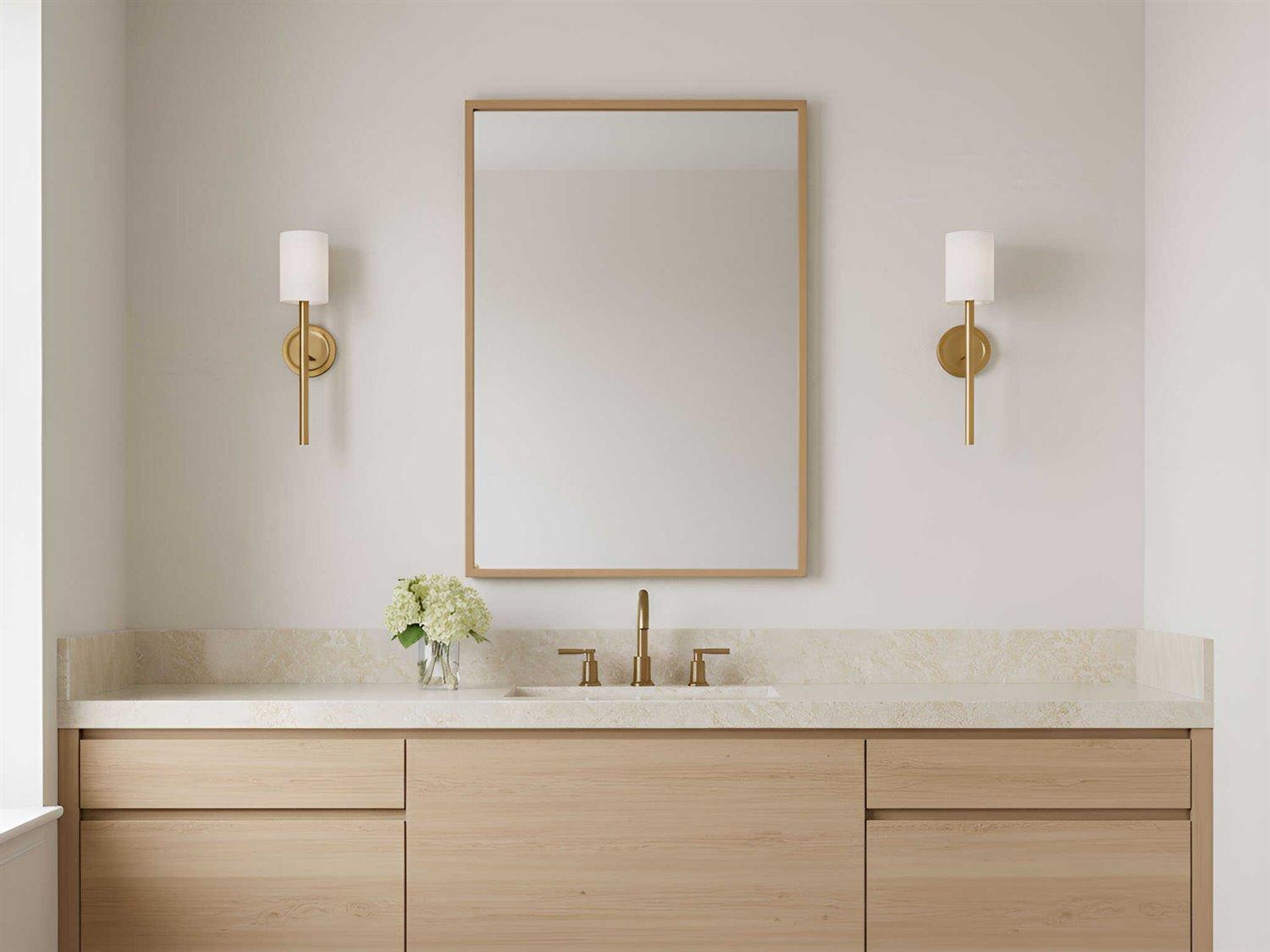 Visual Comfort Studio Egmont 1-Light Satin Brass Wall Sconce