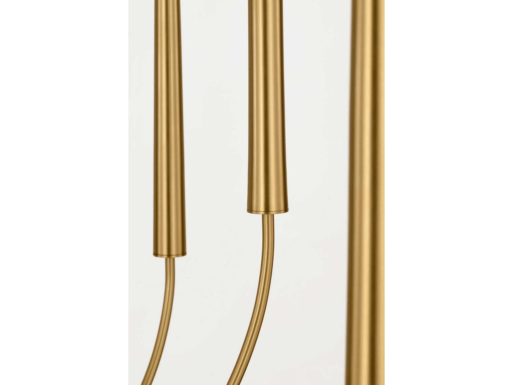 Visual Comfort Studio Lois 8-Light Burnished Brass Chandelier