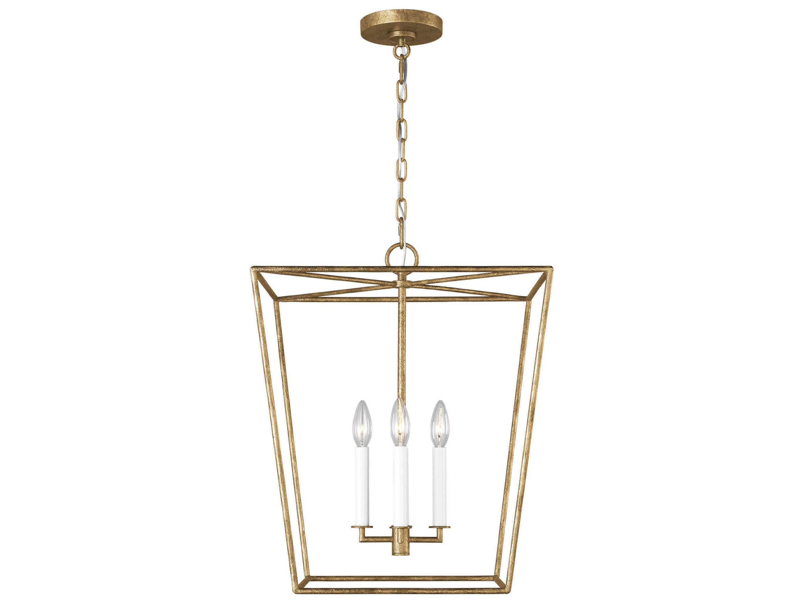 Visual Comfort Studio Viota 4-Light Casted Gild Gold Pendant