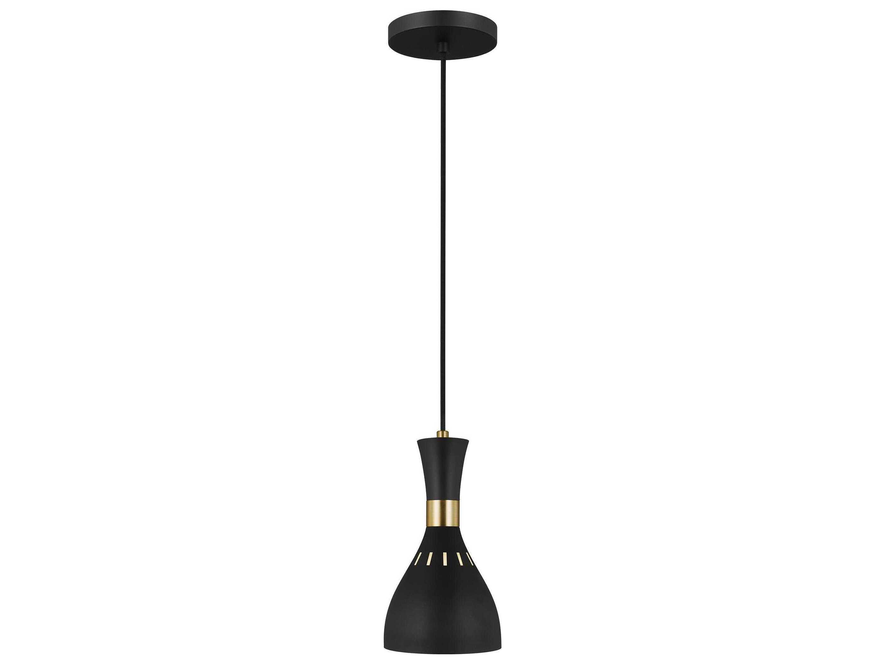 Visual Comfort Studio Joan 1-Light Midnight Black Mini Pendant