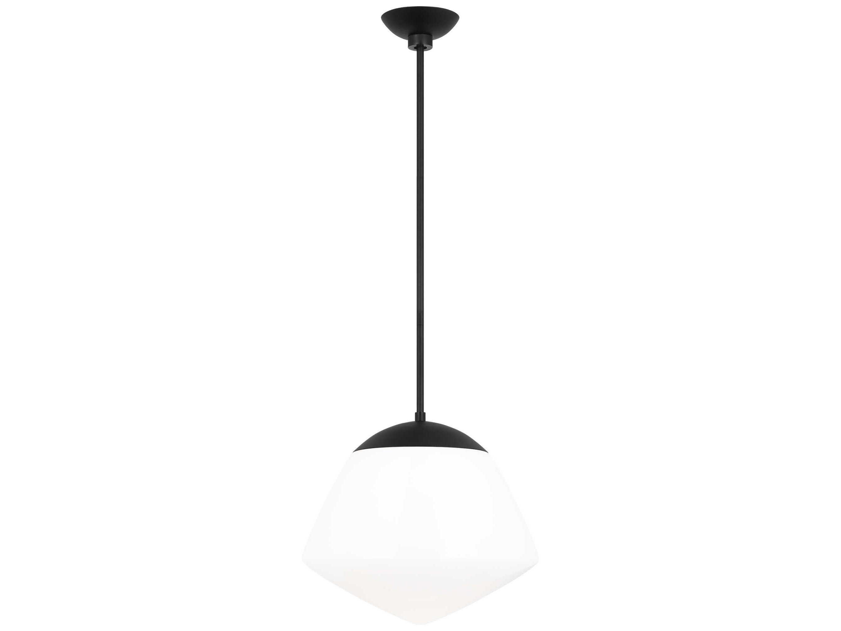 Visual Comfort Studio Milne 1-Light Midnight Black Mini Pendant