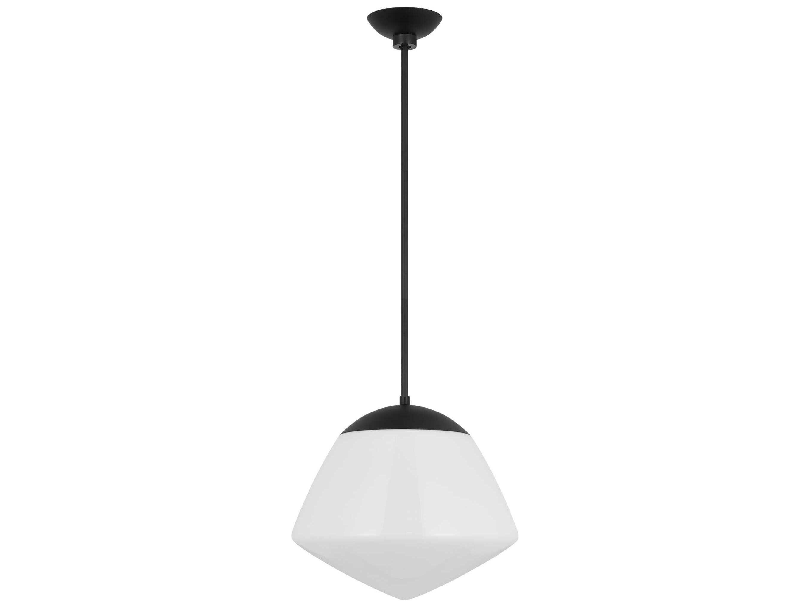 Visual Comfort Studio Milne 1-Light Midnight Black Mini Pendant