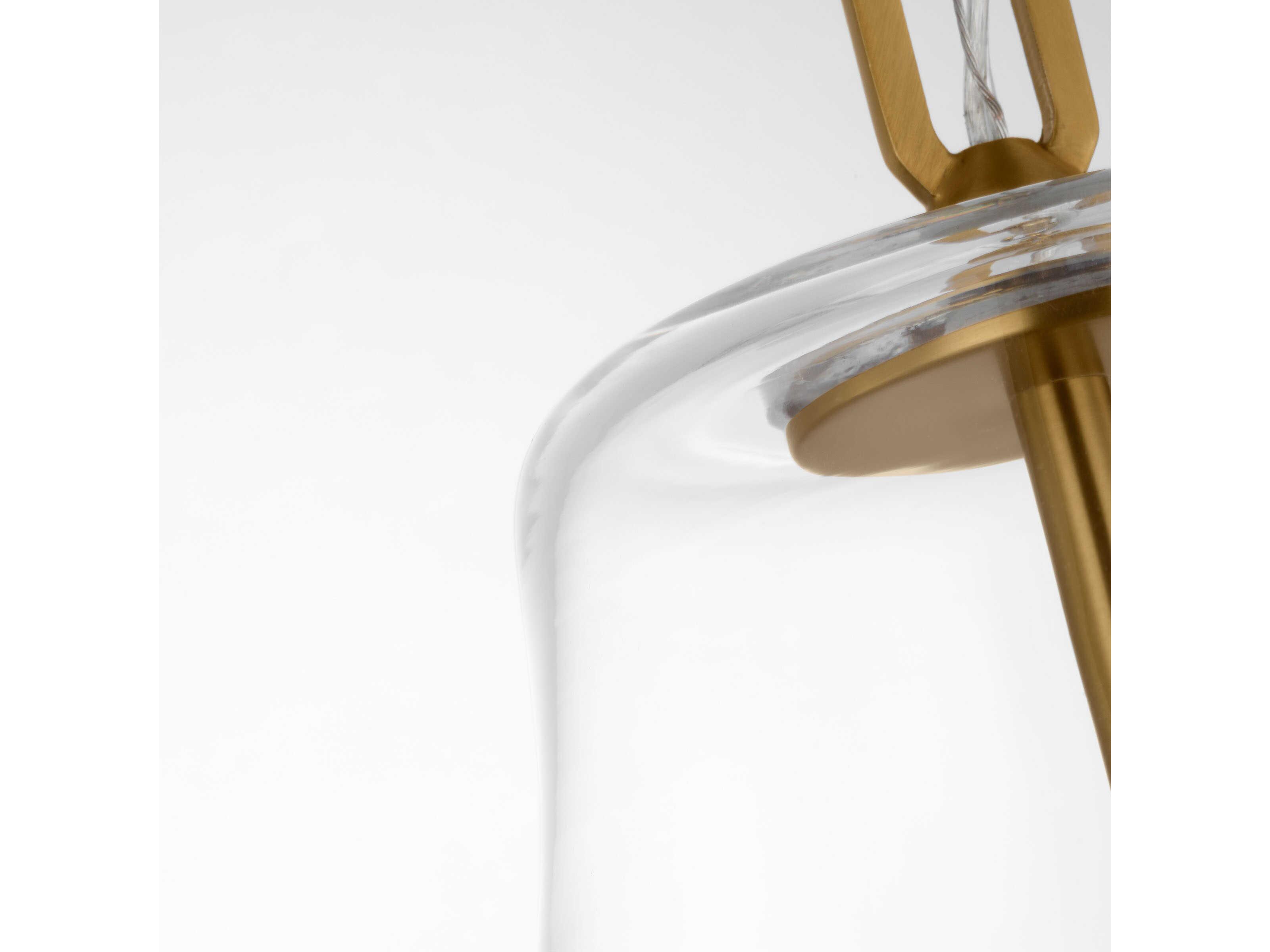 Visual Comfort Studio Magnus 1-Light Burnished Brass Pendant