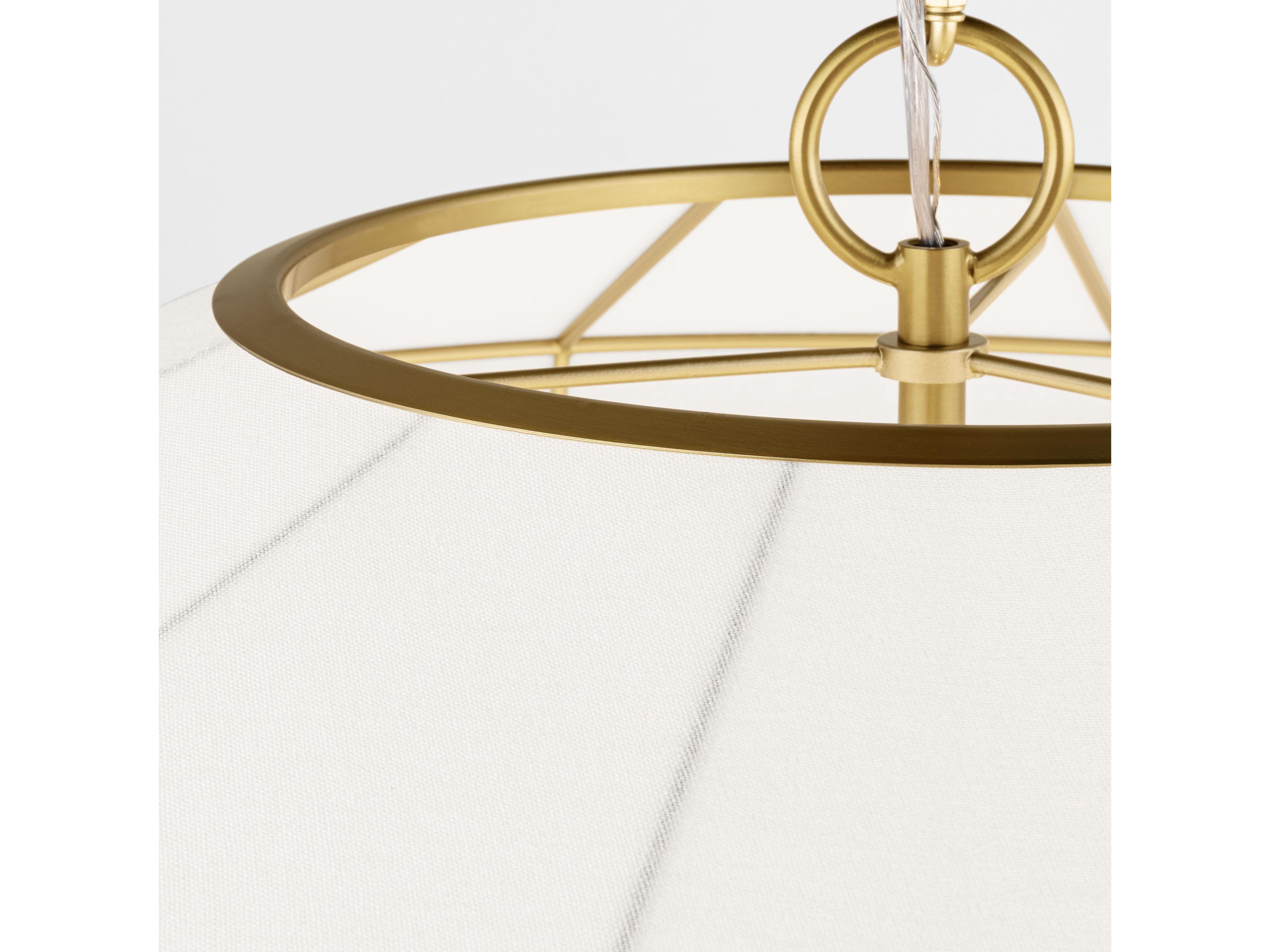 Visual Comfort Studio Hikari 5-Light Burnished Brass Pendant