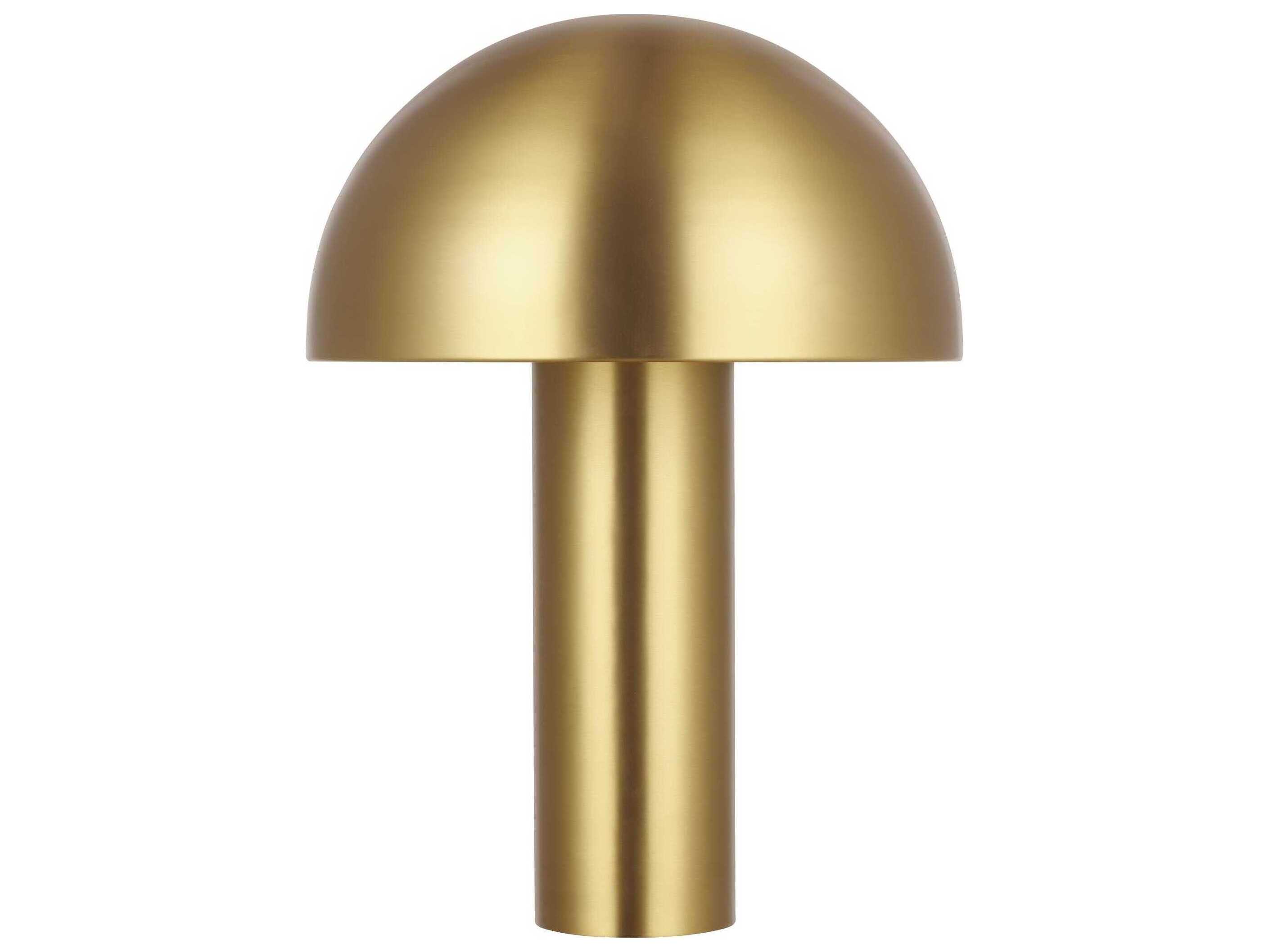 Visual Comfort Studio Cotra Burnished Brass Steel Table Lamp