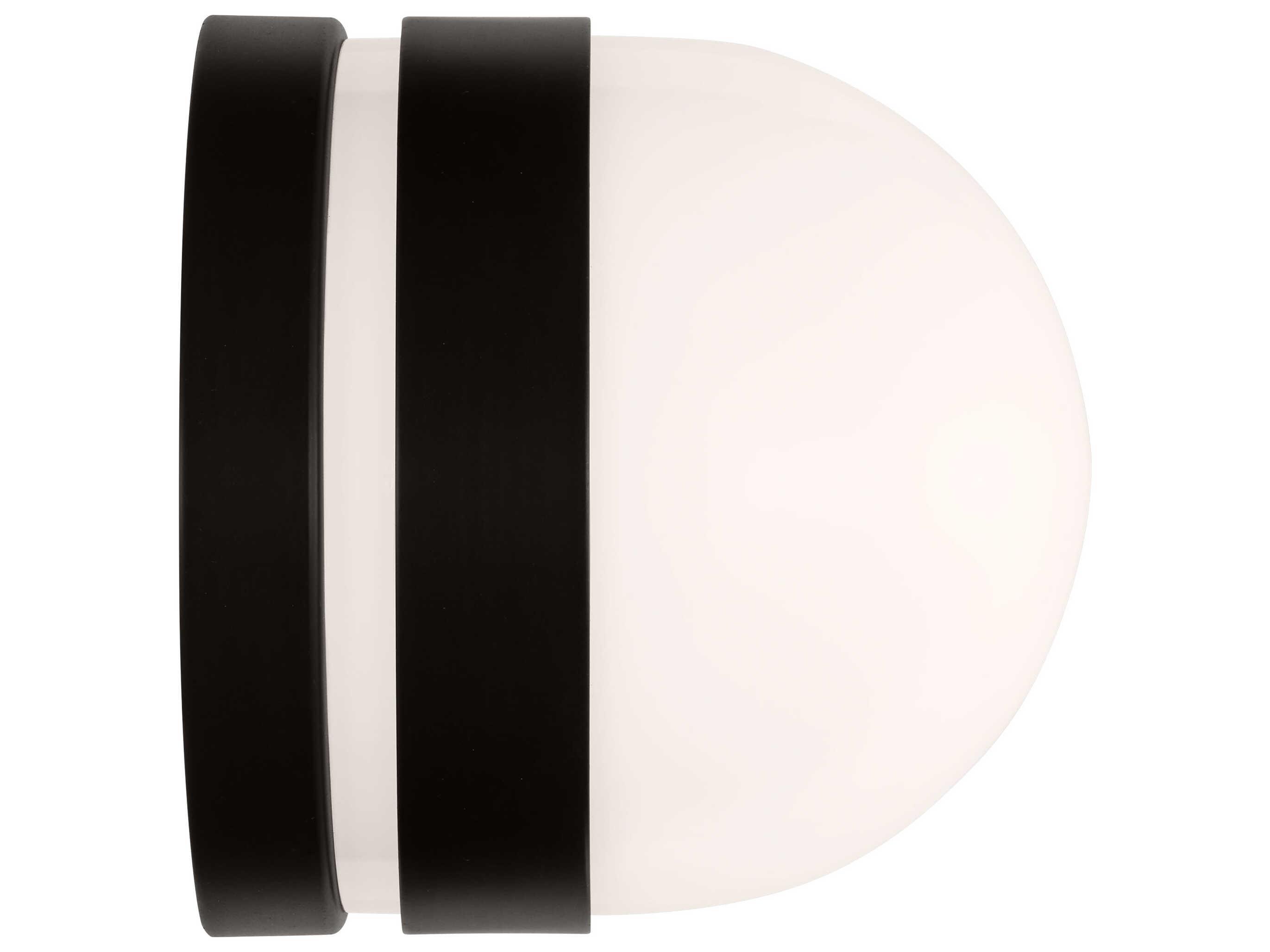 Visual Comfort Studio Syrie 1-Light Aged Iron Black Wall Sconce