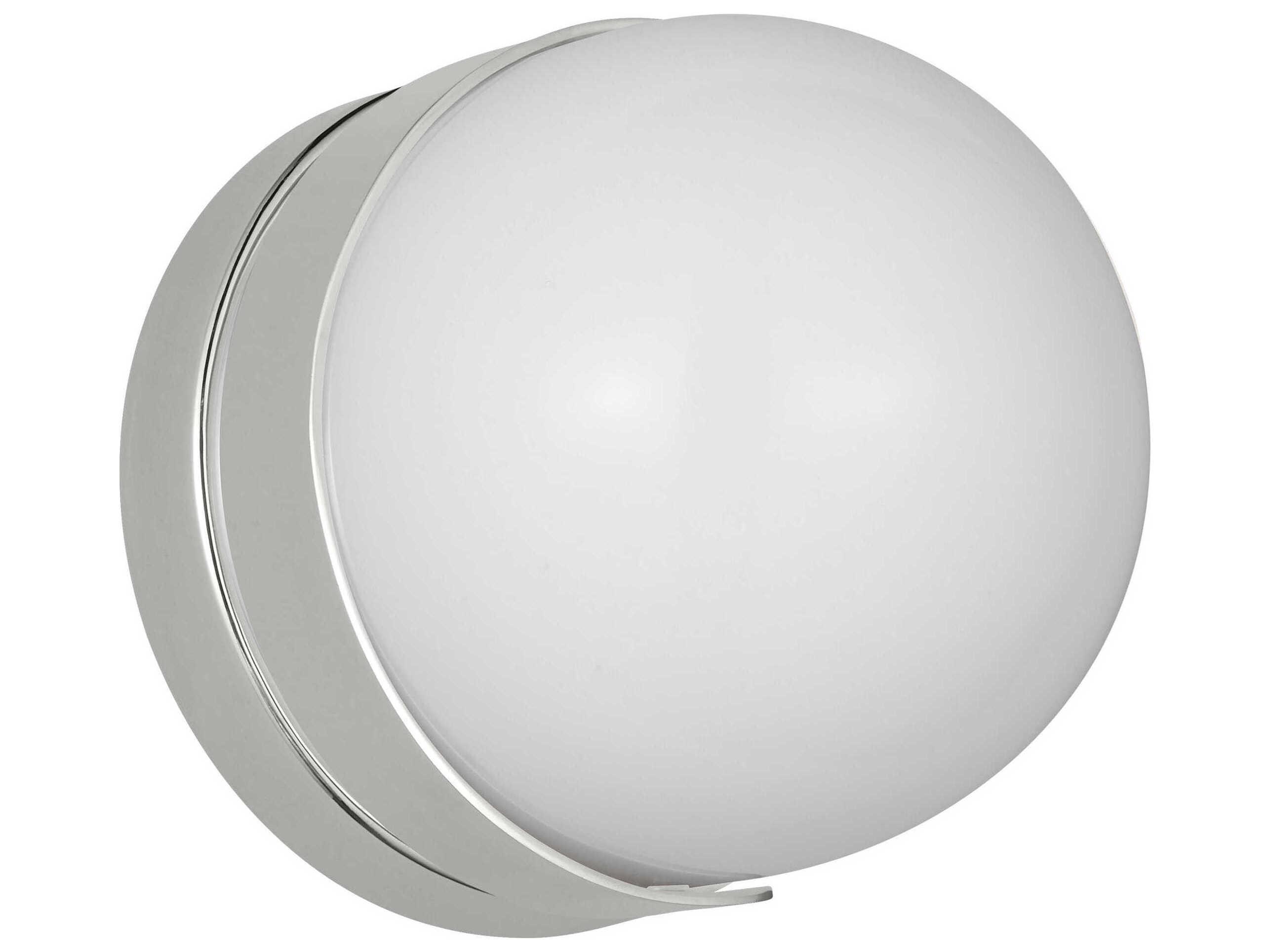 Visual Comfort Studio Syrie 1-Light Polished Nickel Wall Sconce