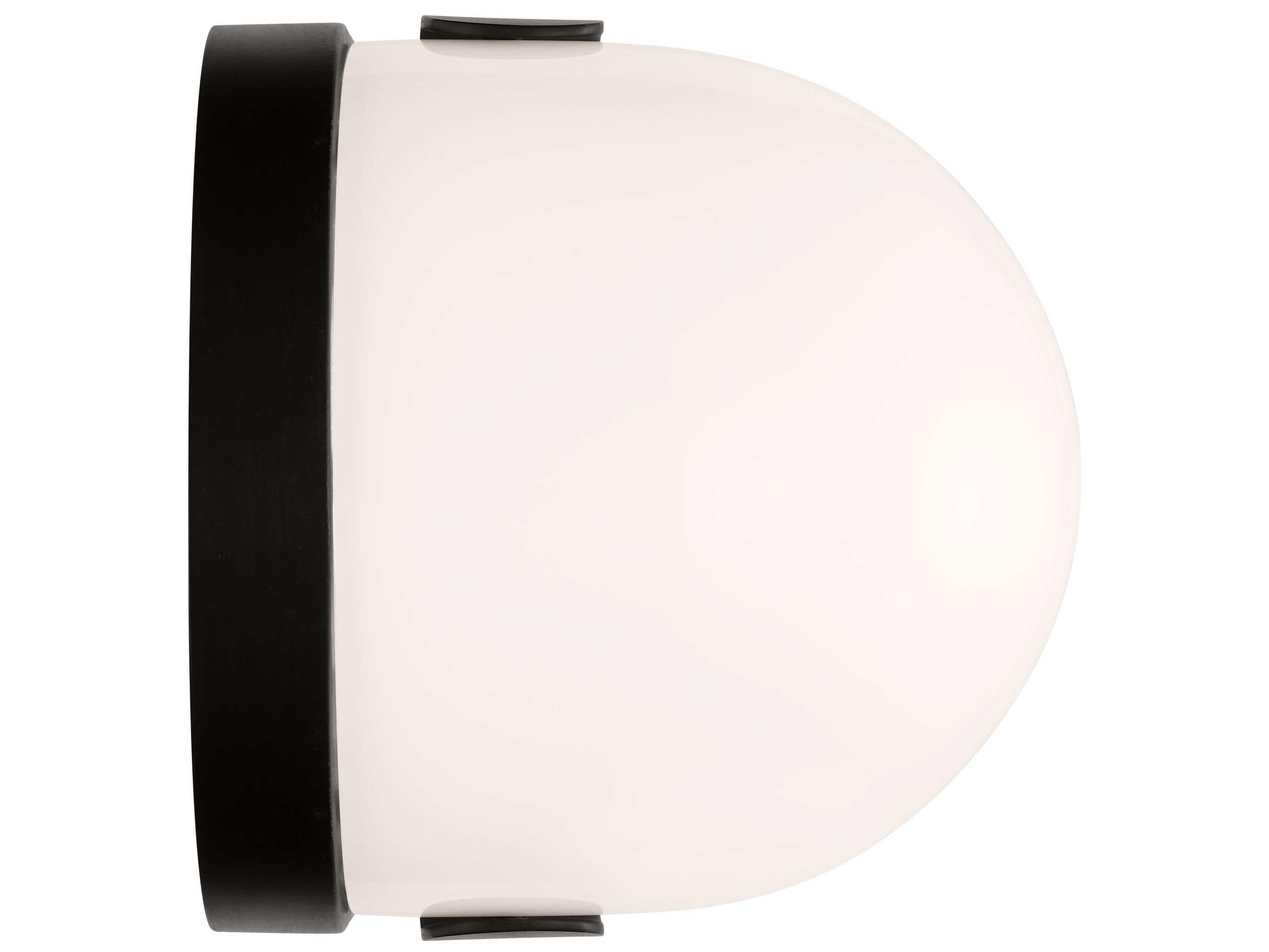 Visual Comfort Studio Syrie 2-Light Aged Iron Black Vanity Light