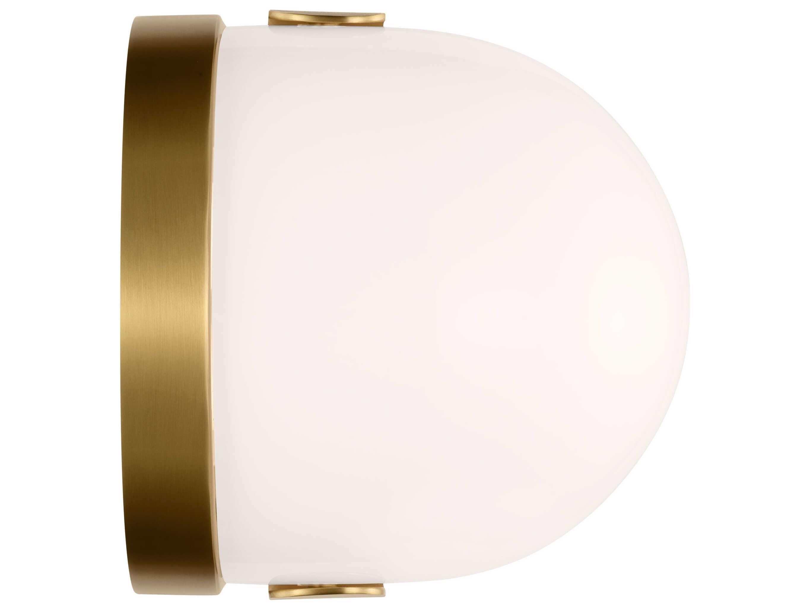 Visual Comfort Studio Syrie 2-Light Burnished Brass Vanity Light