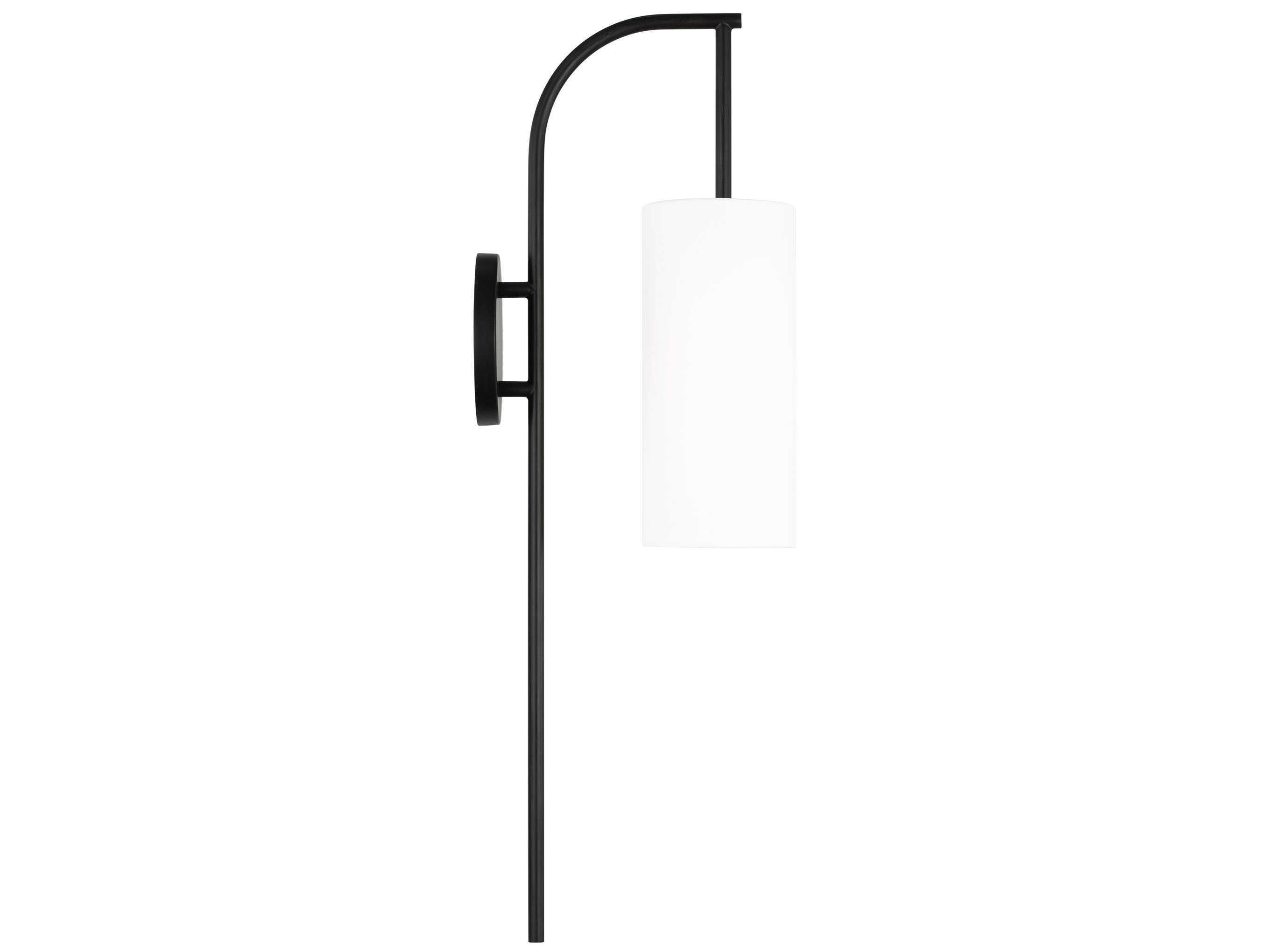 Visual Comfort Studio Lowell 1-Light Aged Iron Black Wall Sconce