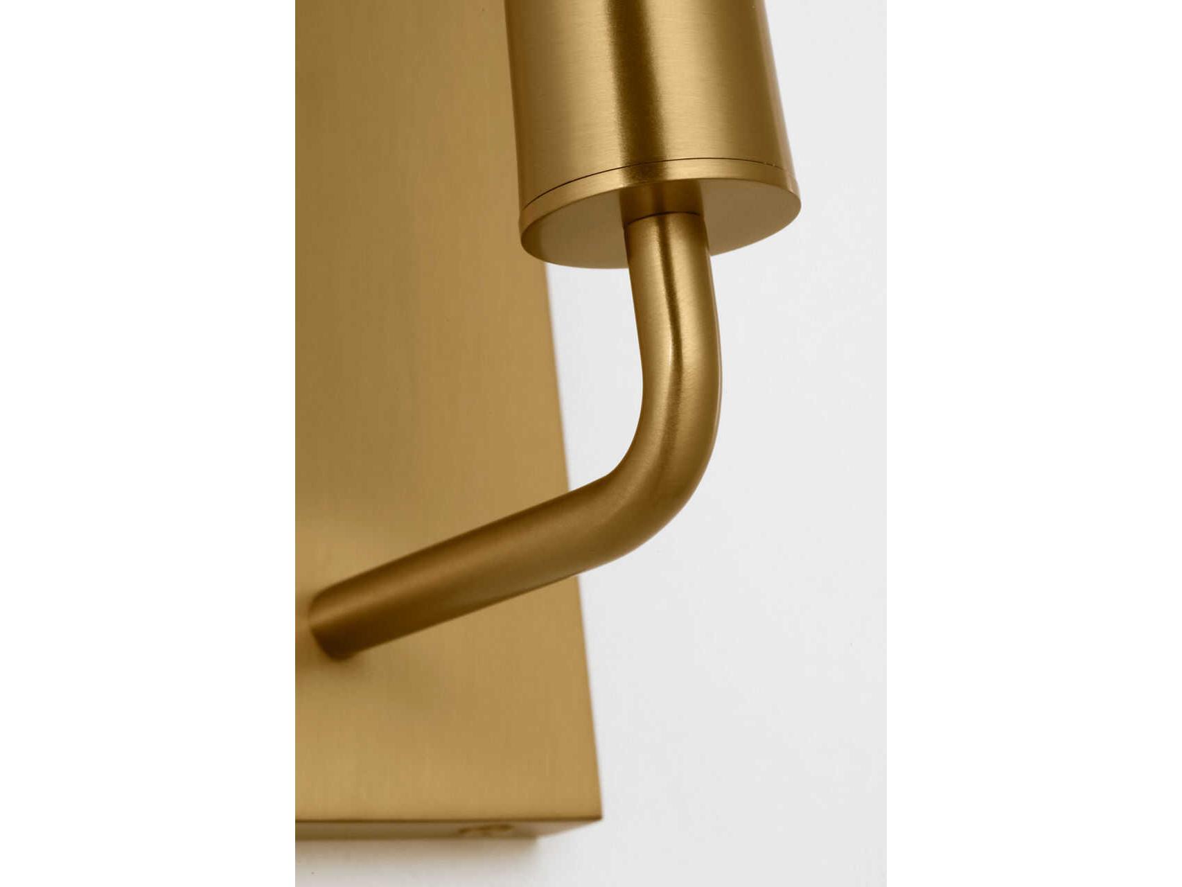 Visual Comfort Studio Lois 1-Light Burnished Brass Wall Sconce