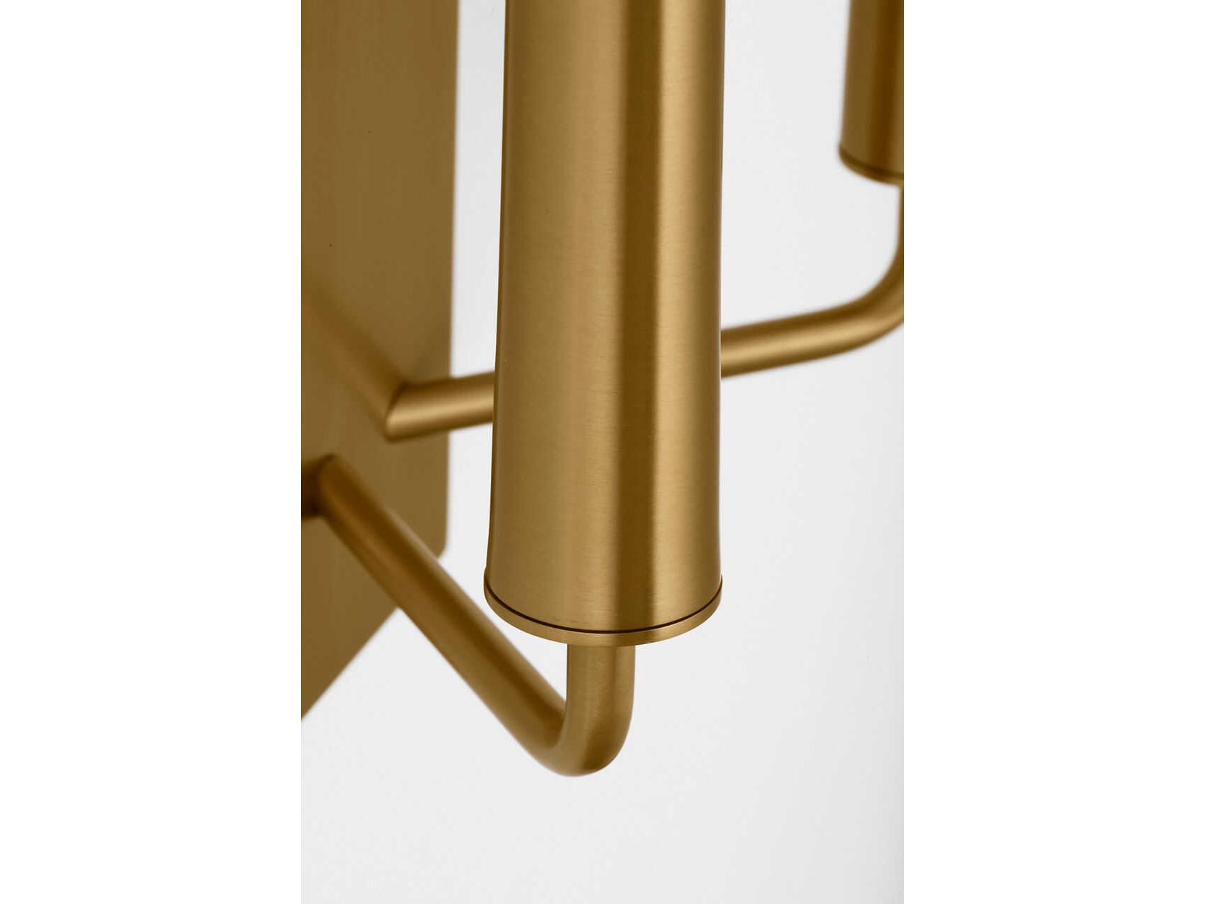 Visual Comfort Studio Lois 2-Light Burnished Brass Wall Sconce