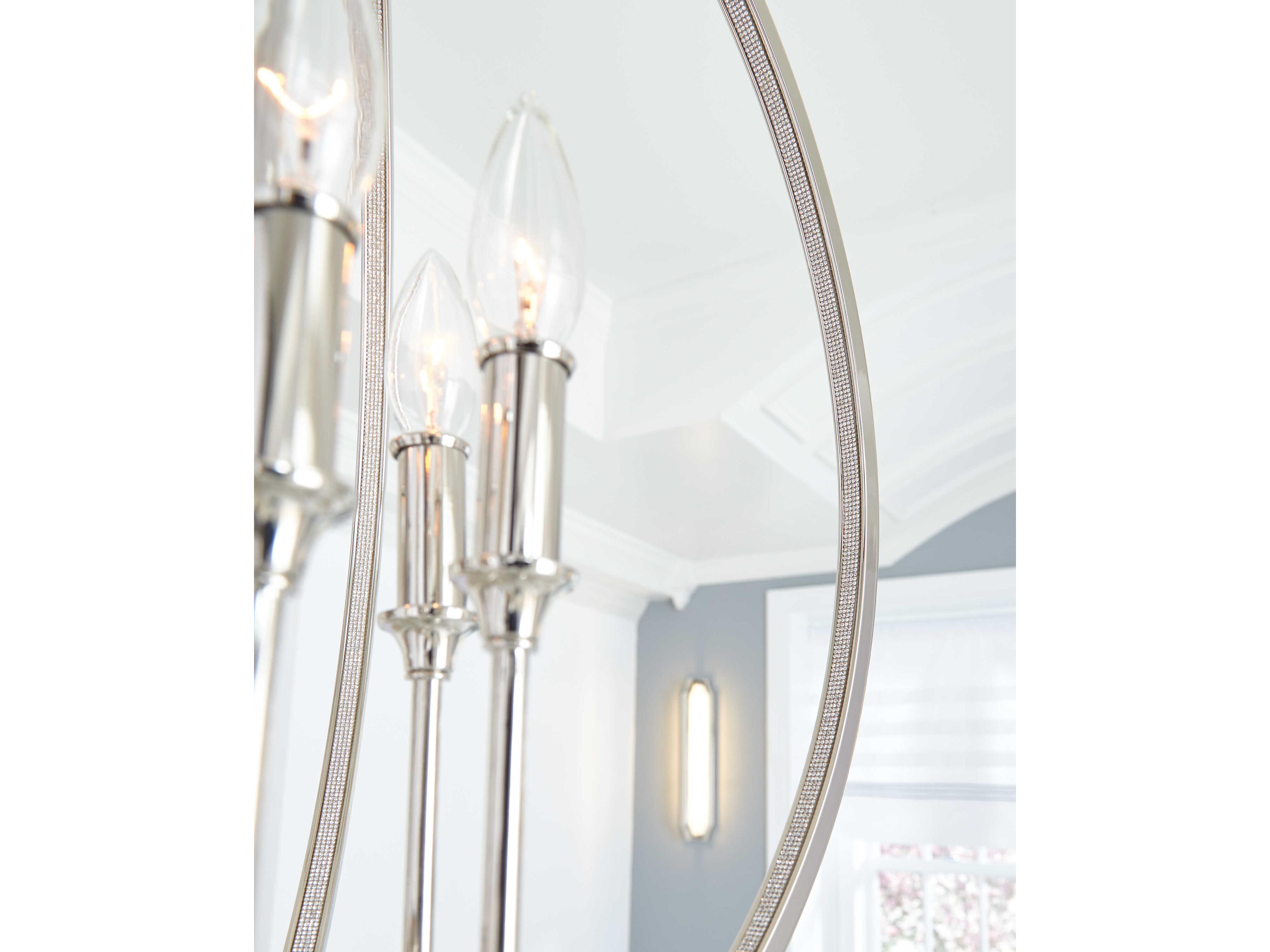 Visual Comfort Studio Corinne 6-Light Polished Nickel Globe Pendant