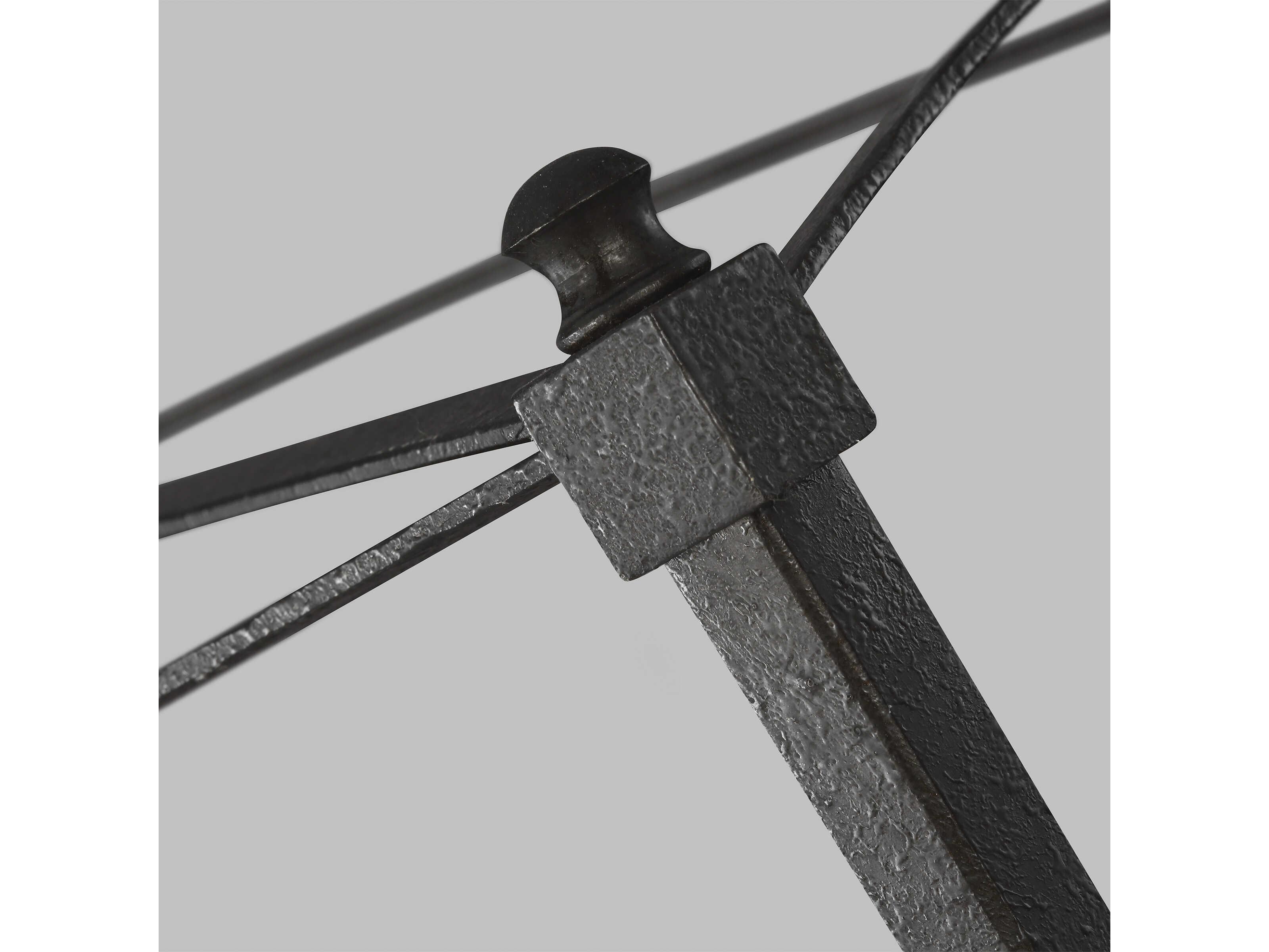 Visual Comfort Studio Thayer 5-Light Smith Steel Linear Island Pendant