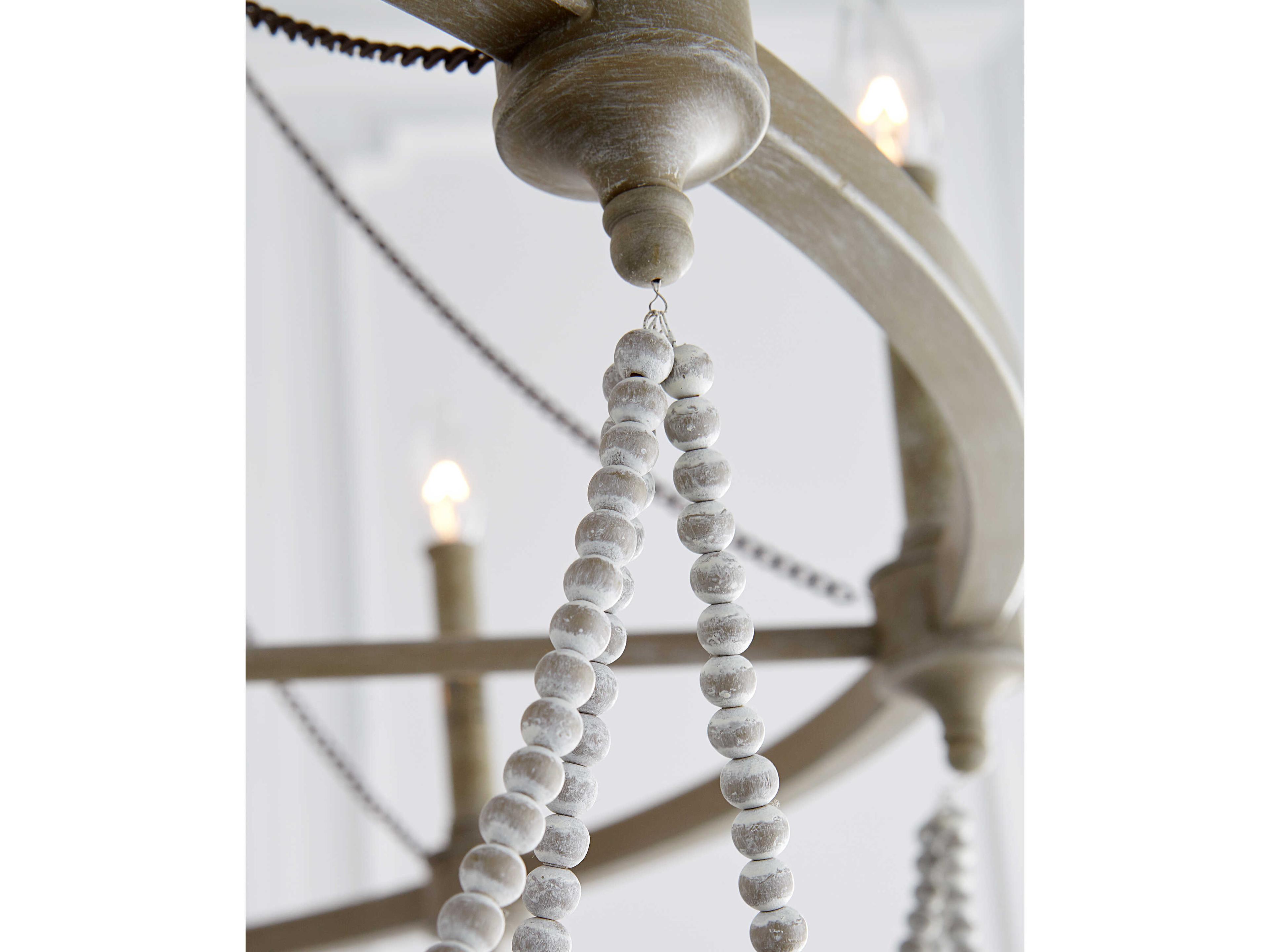 Visual Comfort Studio Beverly 8-Light Gray Candelabra Chandelier