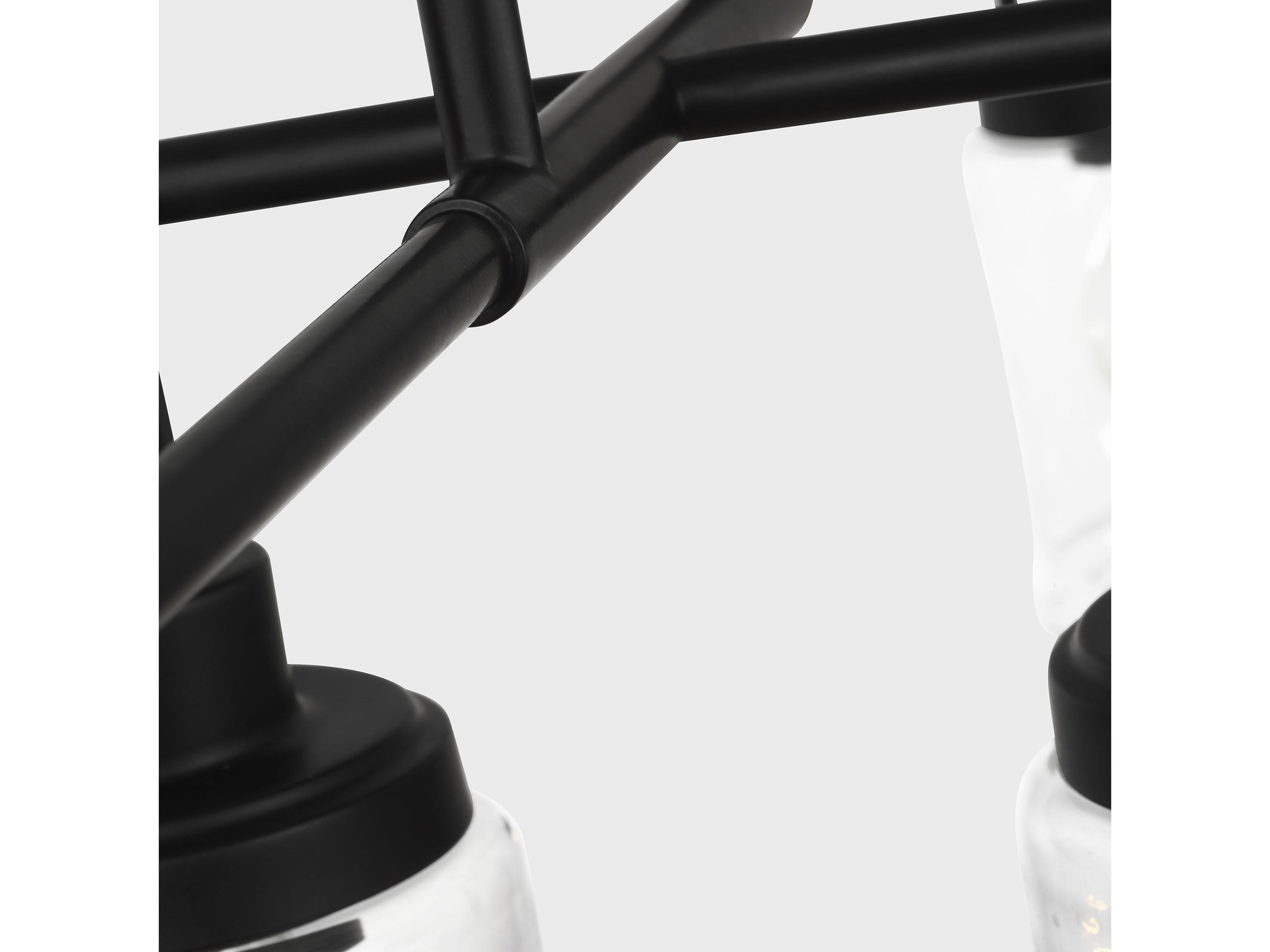 Visual Comfort Studio Anders 4-Light Midnight Black Cylinder Island Pendant