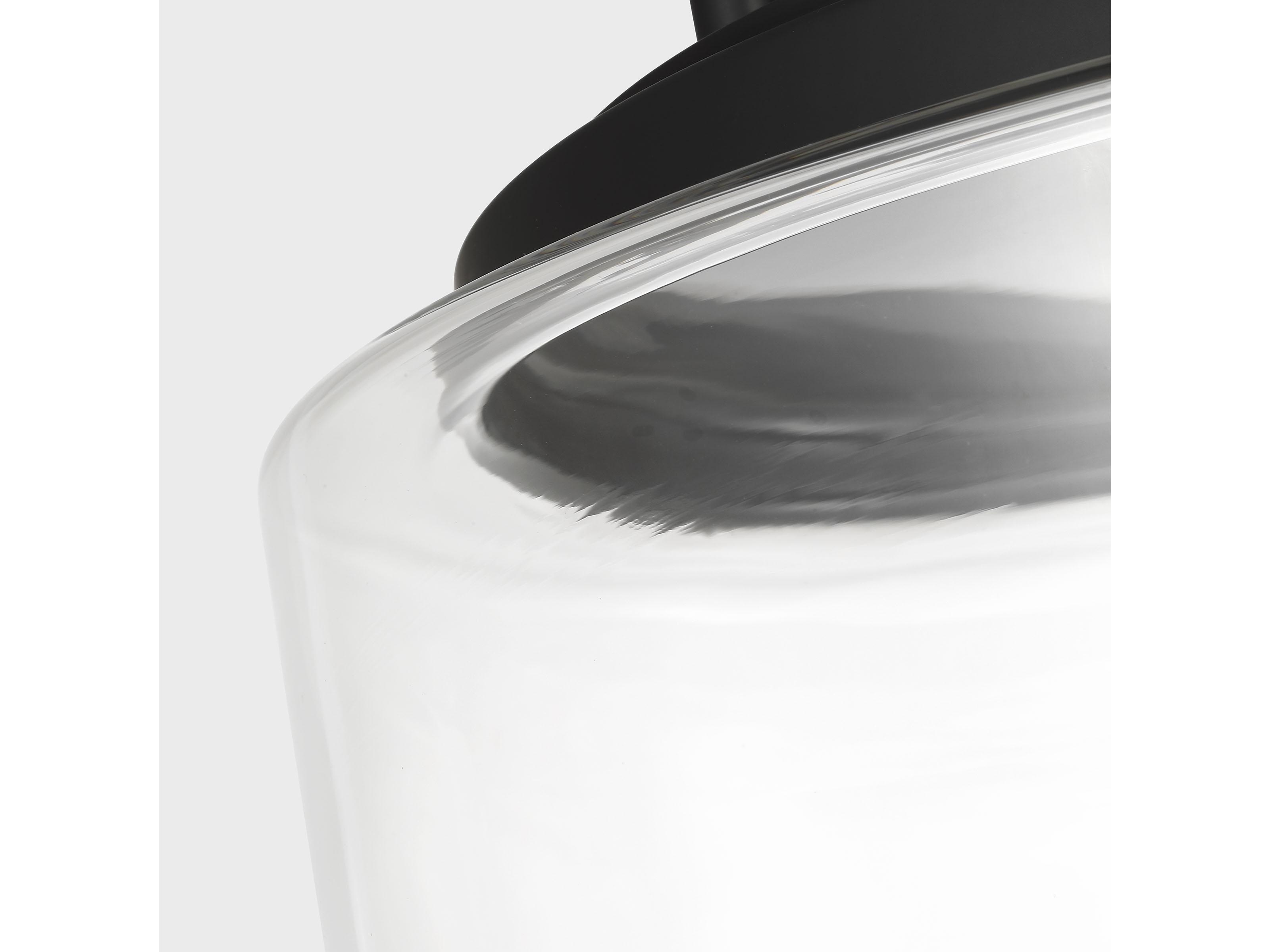 Visual Comfort Studio Anders 1-Light Midnight Black Cylinder Pendant