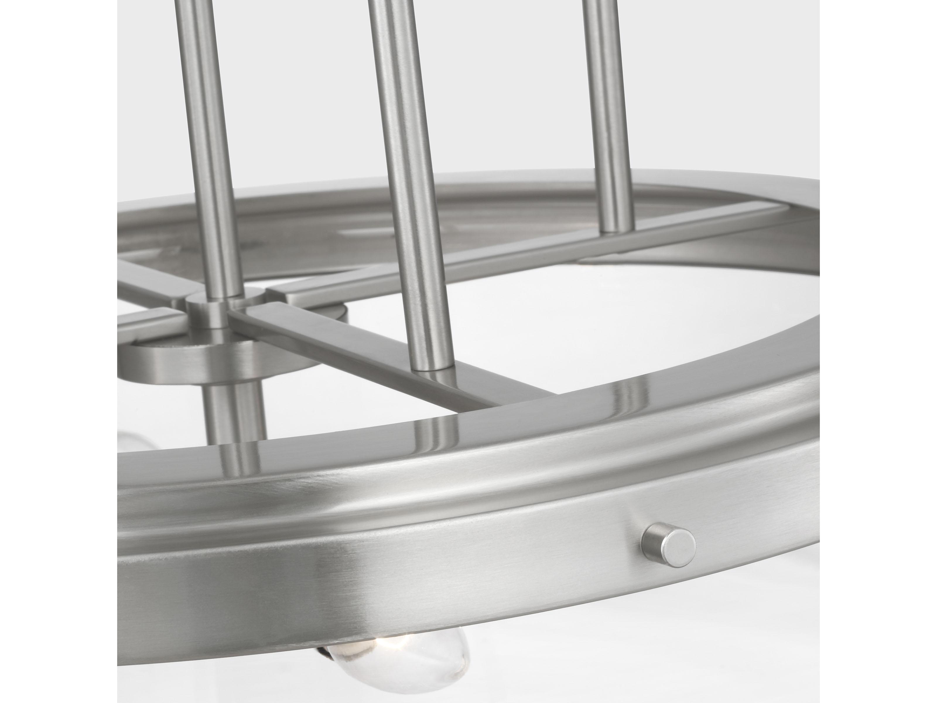 Visual Comfort Studio Anders 4-Light Brushed Nickel Pendant