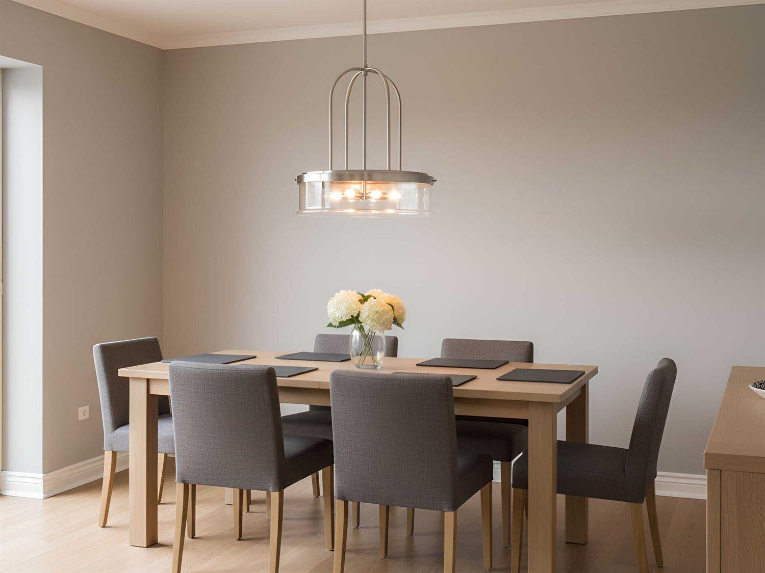 Visual Comfort Studio Anders 4-Light Brushed Nickel Pendant