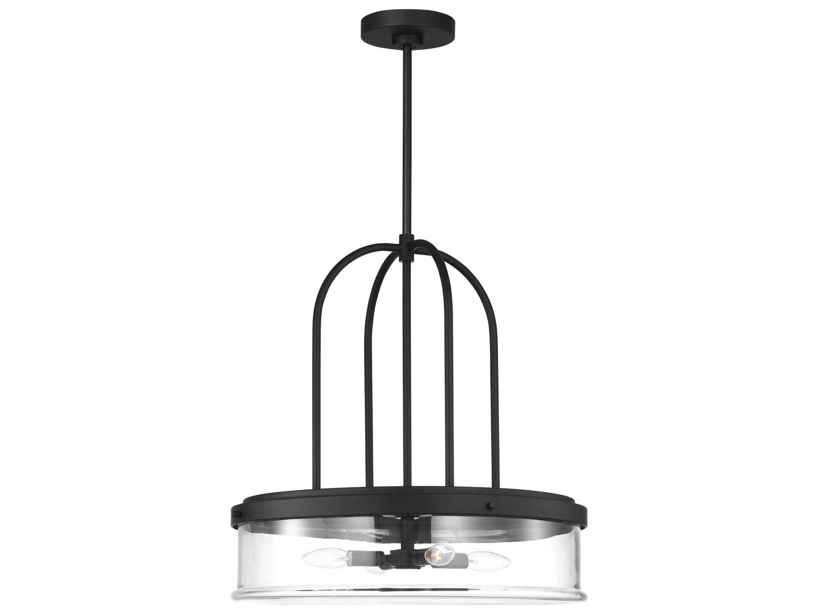 Visual Comfort Studio Anders 4-Light Midnight Black Pendant