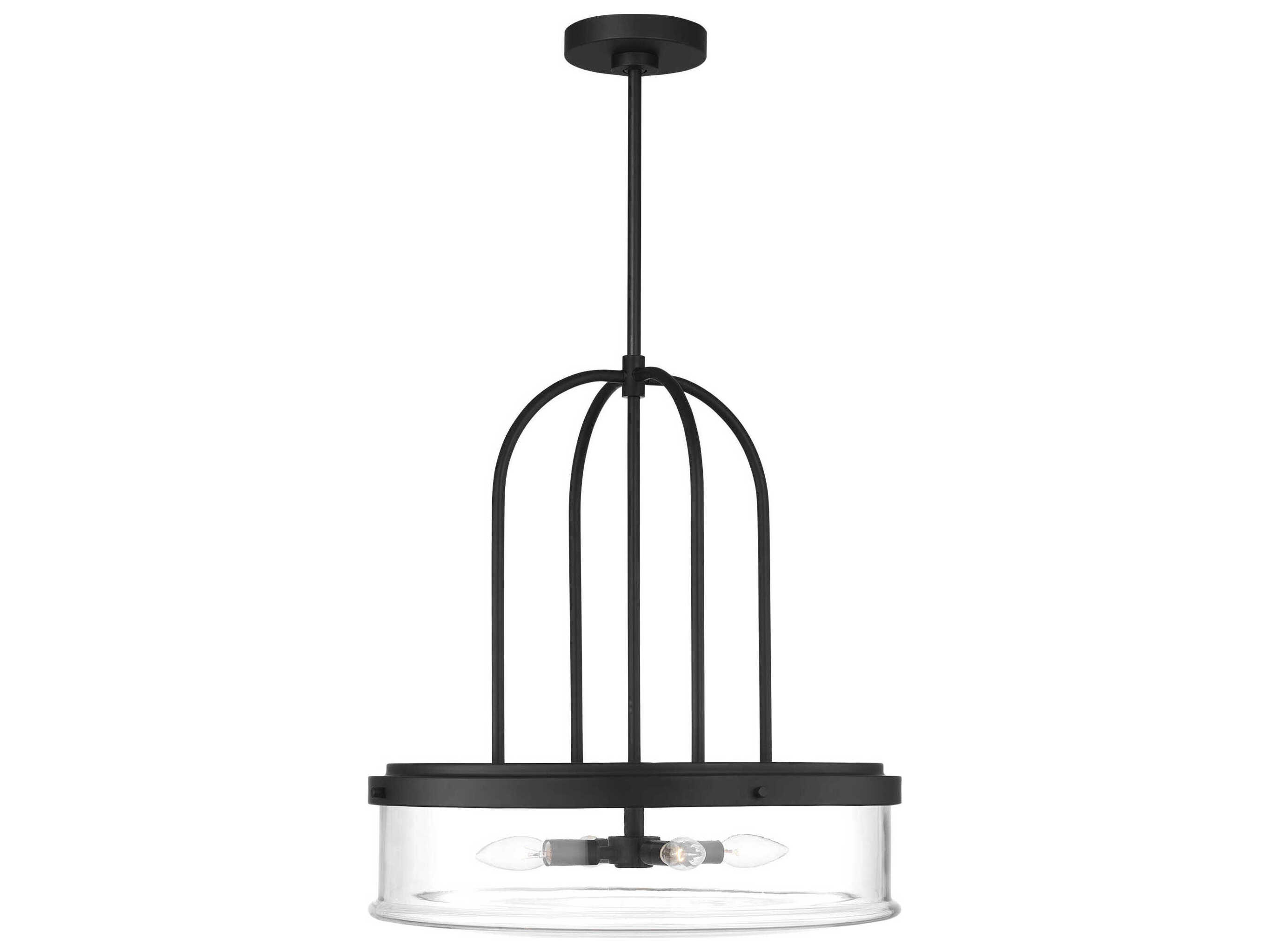 Visual Comfort Studio Anders 4-Light Midnight Black Pendant