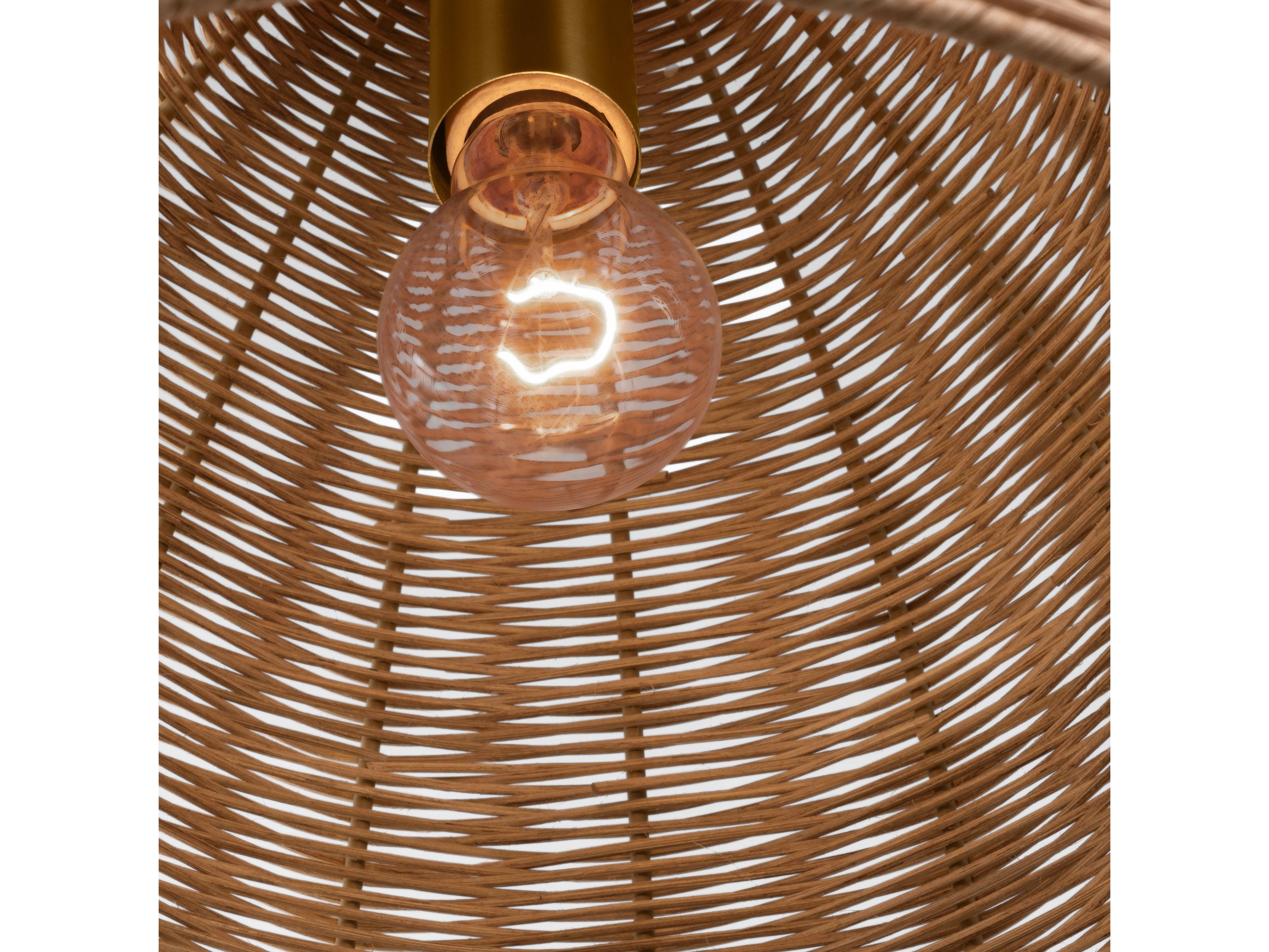 Visual Comfort Studio Norman 1-Light Burnished Brass Brown Dome Pendant