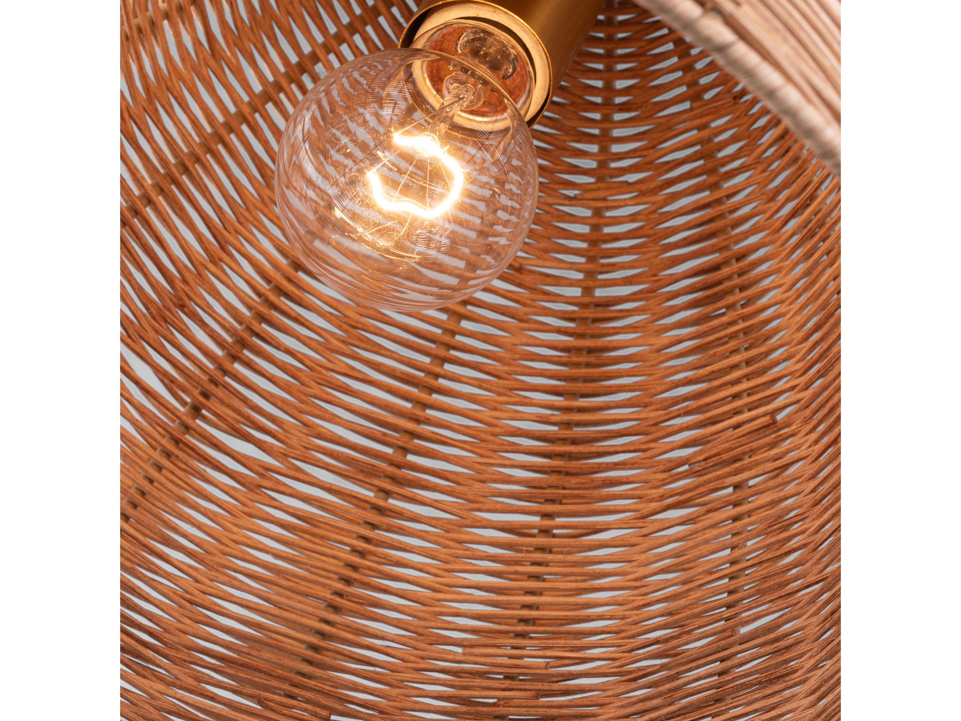 Visual Comfort Studio Norman 1-Light Burnished Brass Brown Dome Pendant