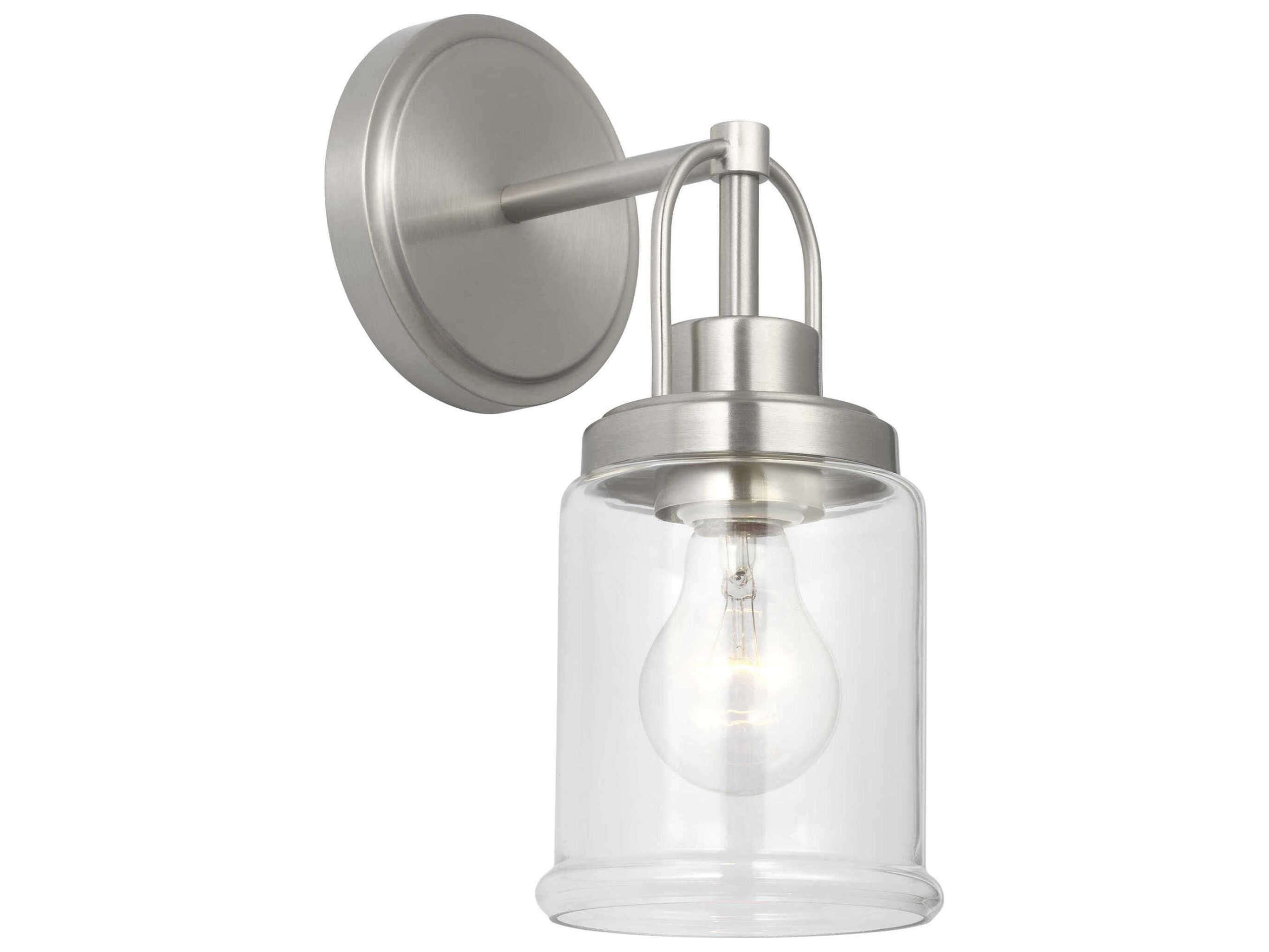 Visual Comfort Studio Anders 1-Light Brushed Nickel Wall Sconce