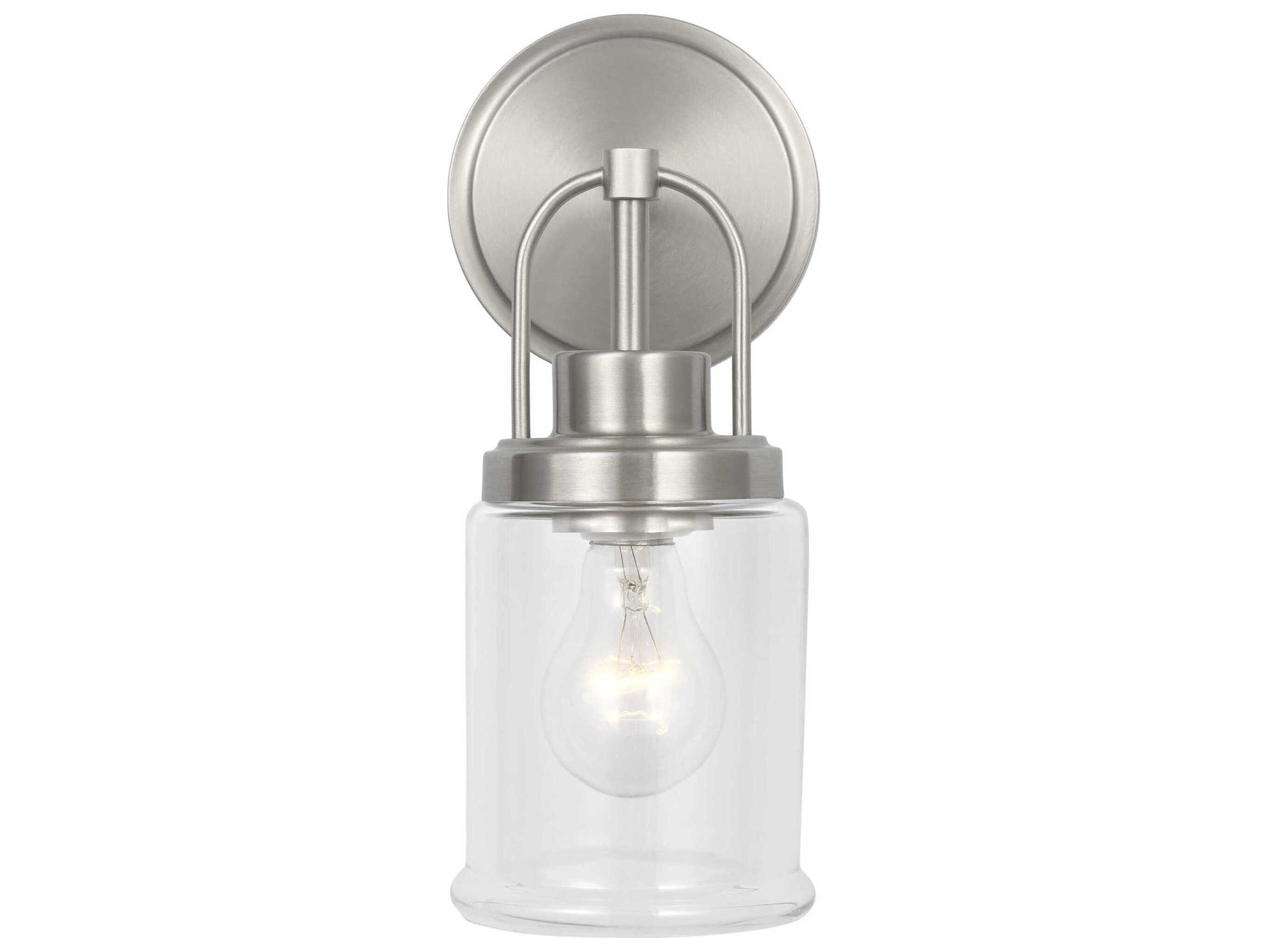 Visual Comfort Studio Anders 1-Light Brushed Nickel Wall Sconce