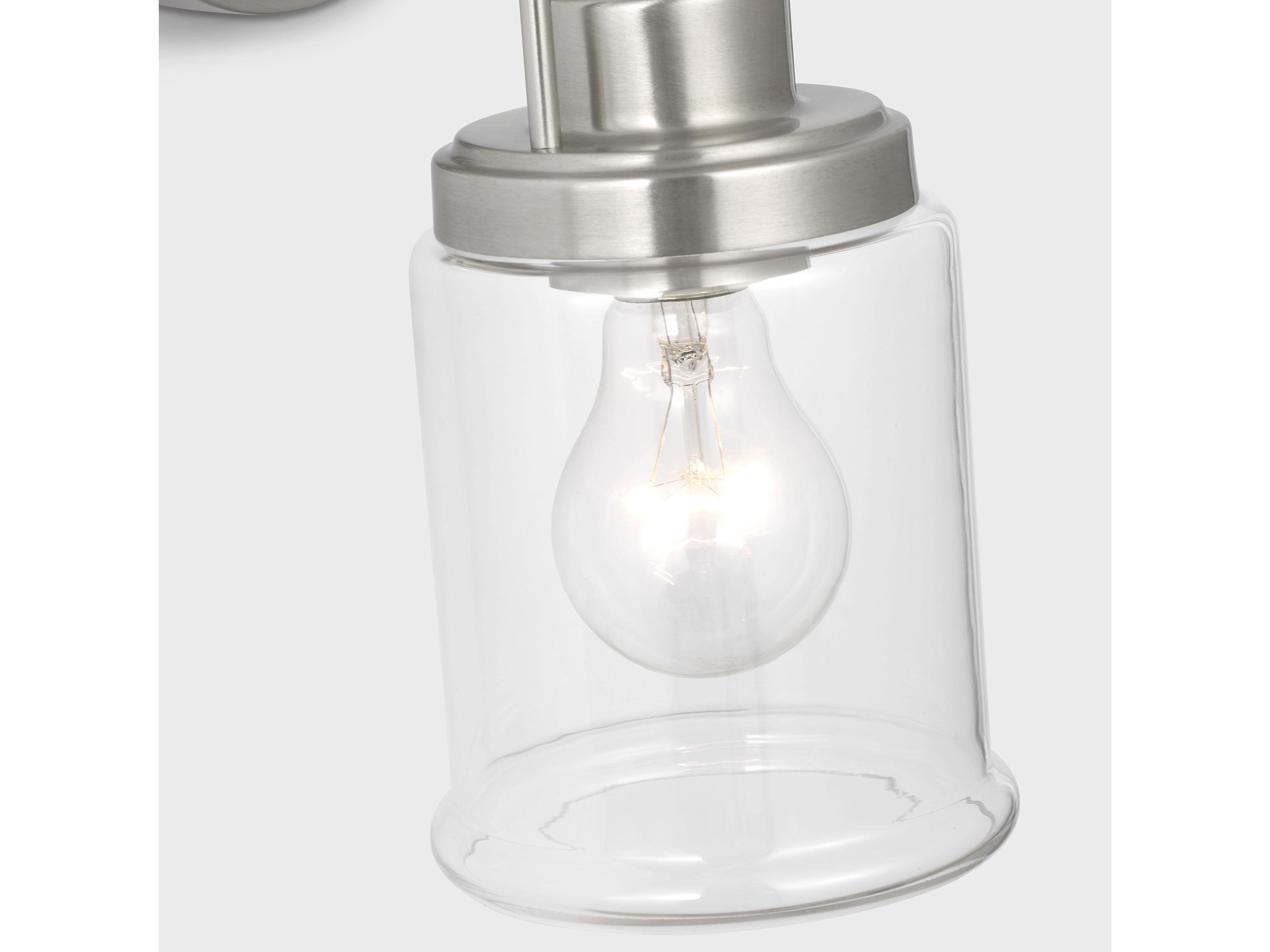 Visual Comfort Studio Anders 1-Light Brushed Nickel Wall Sconce