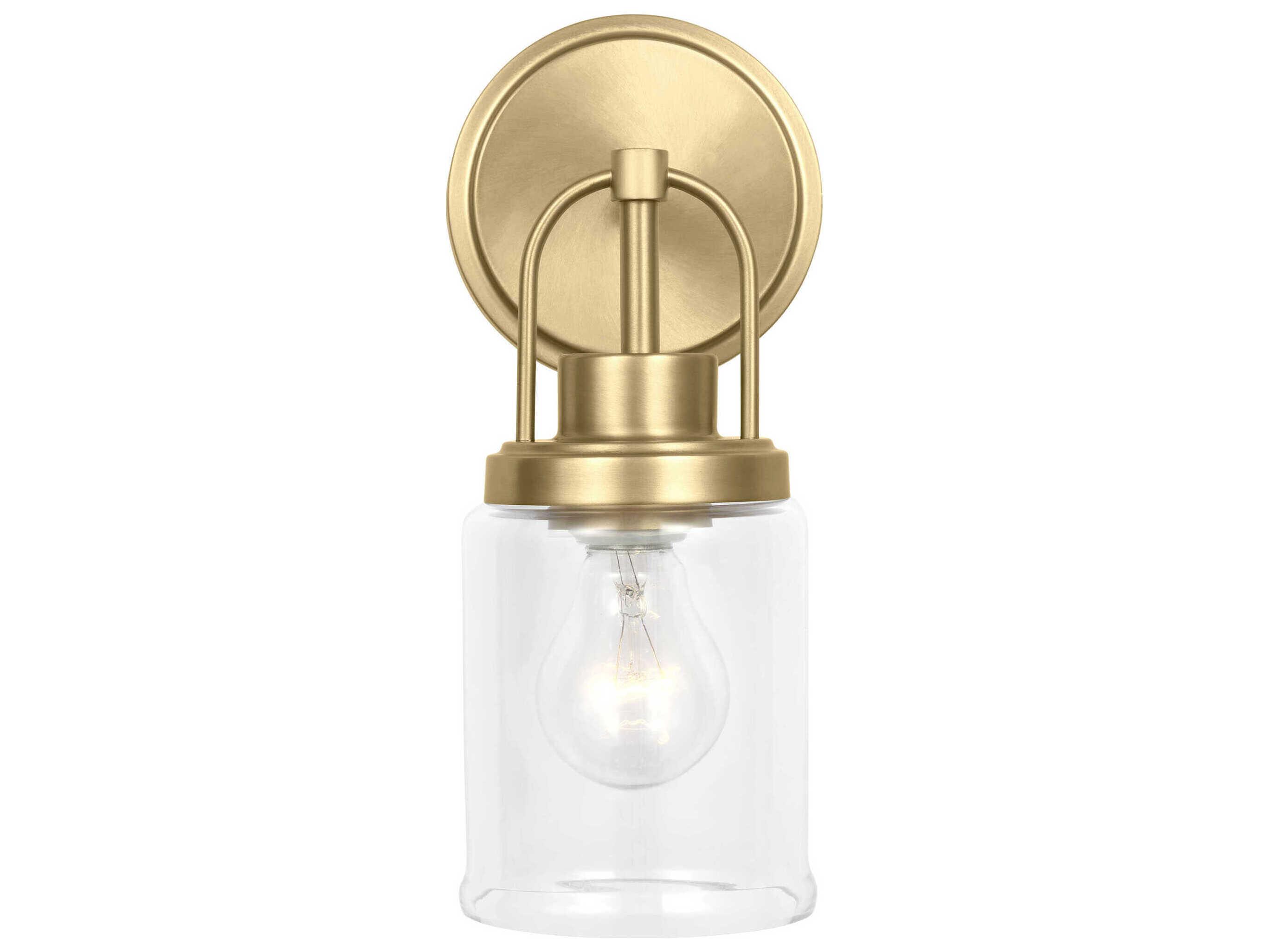 Visual Comfort Studio Anders 1-Light Satin Brass Wall Sconce