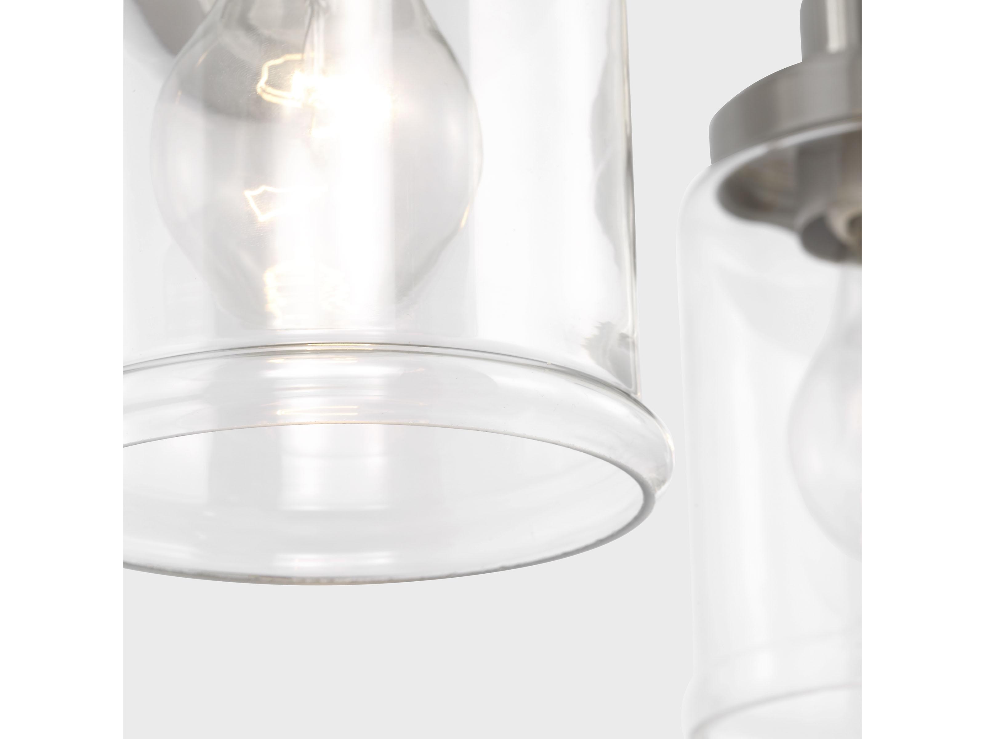 Visual Comfort Studio Anders 2-Light Brushed Nickel Vanity Light